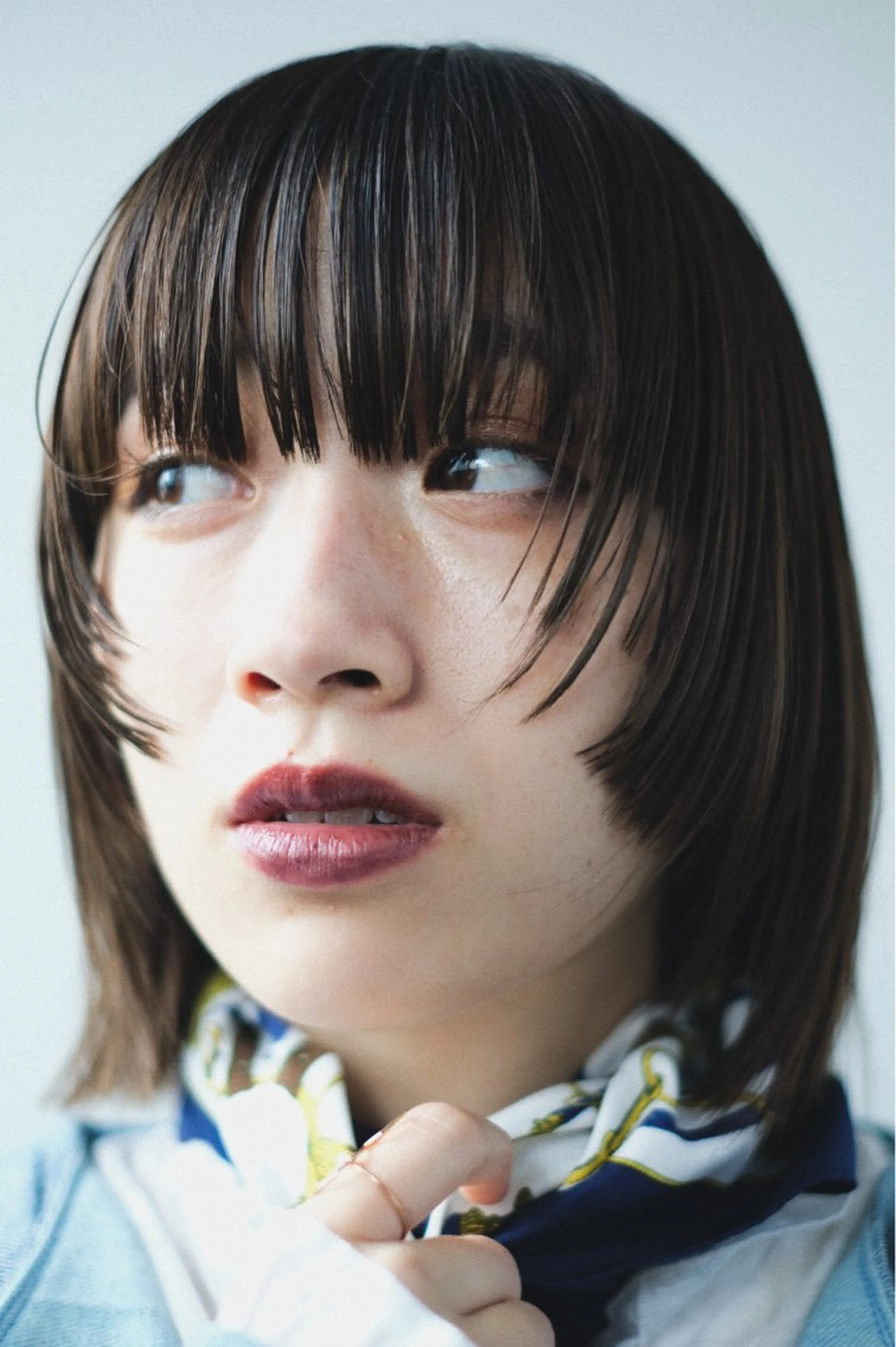 前髪カット＋カラーの写真