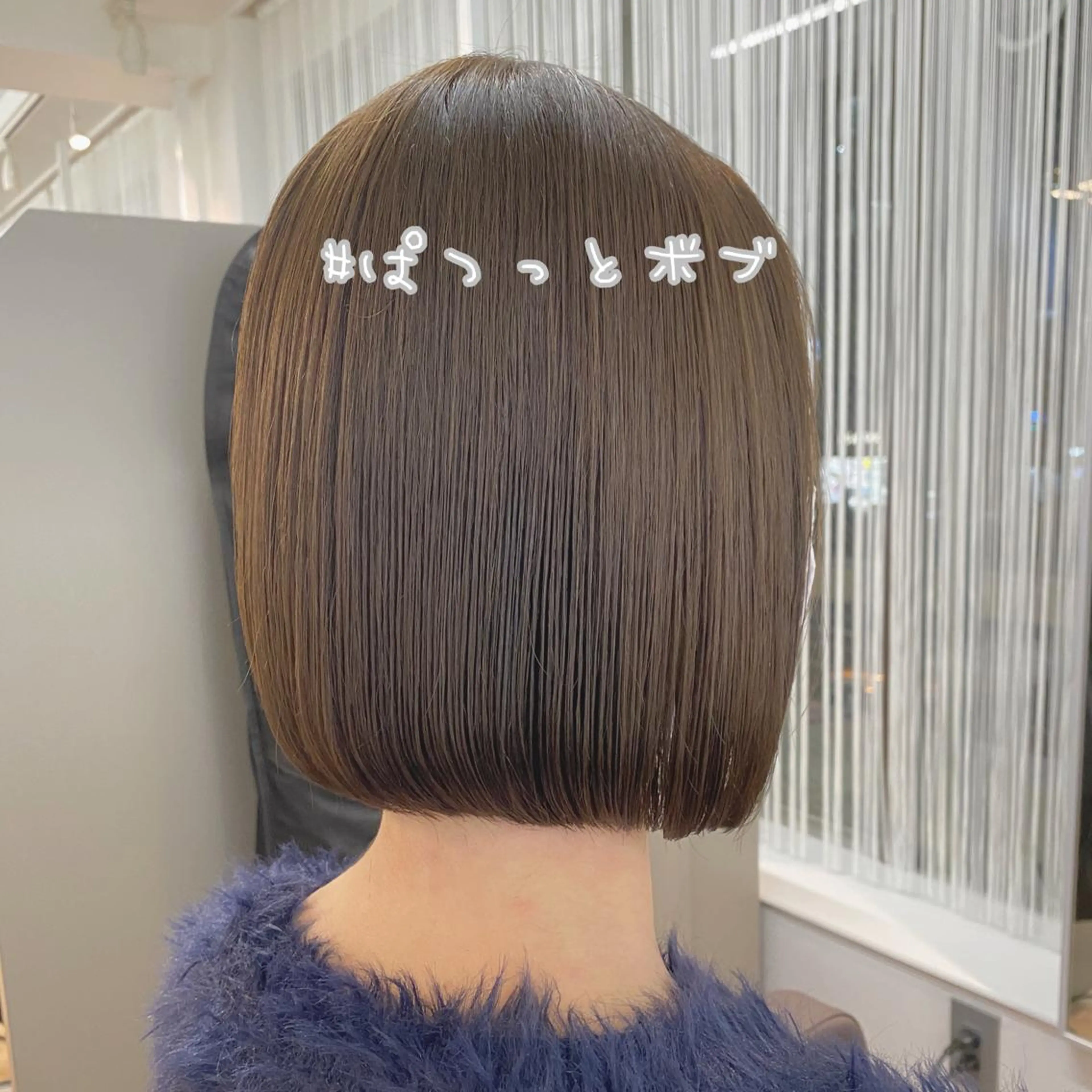 ショート カラー キッズ ネイル マツエク・マツパ ボブ カット 縮毛矯正 ボブ、縮毛矯正👑 心斎橋/高城涼也のヘアスタイル