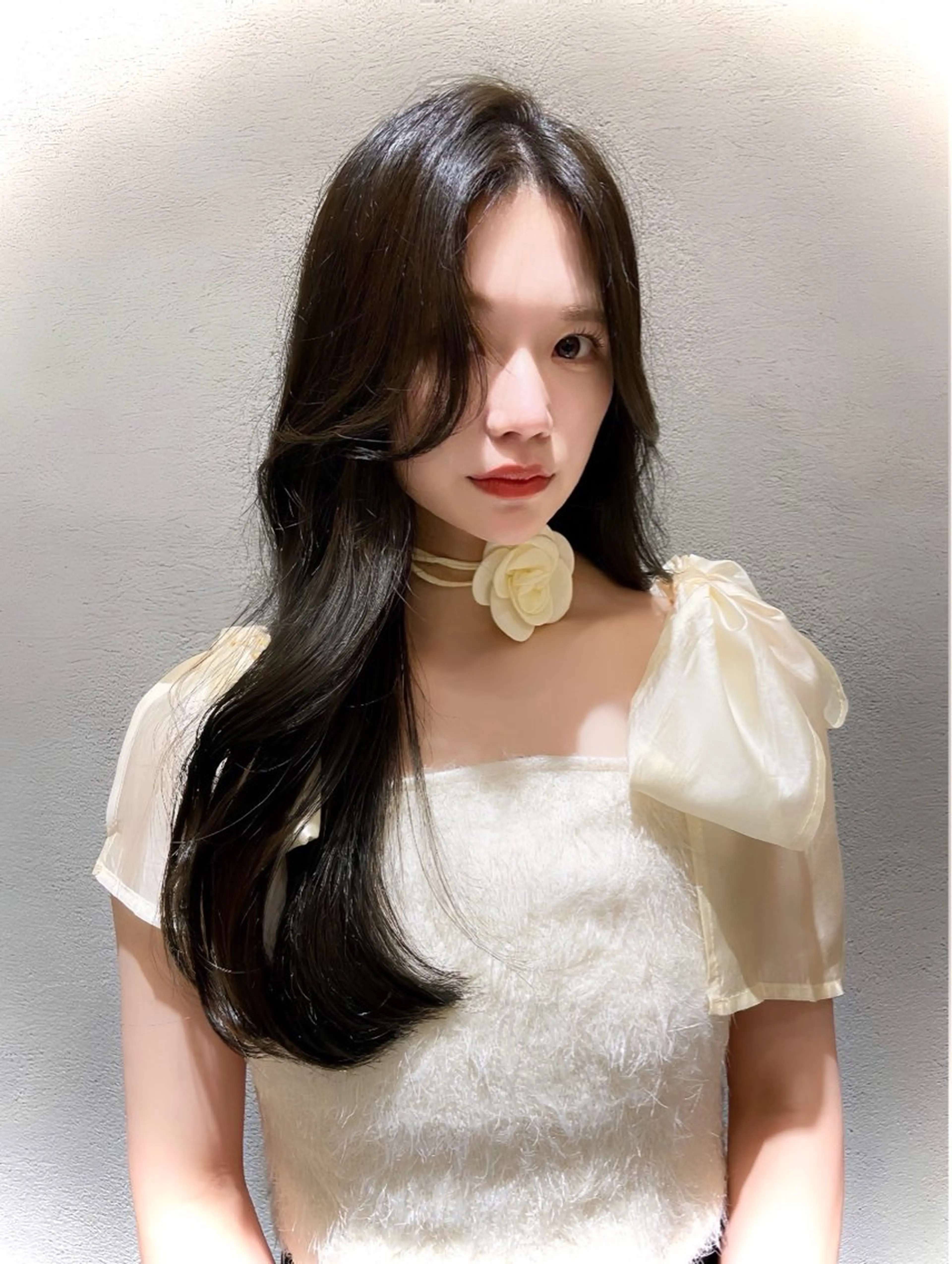 ロング 韓国風ヘア レイヤーカット ロング トリートメント SOYON nanamiのヘアスタイル