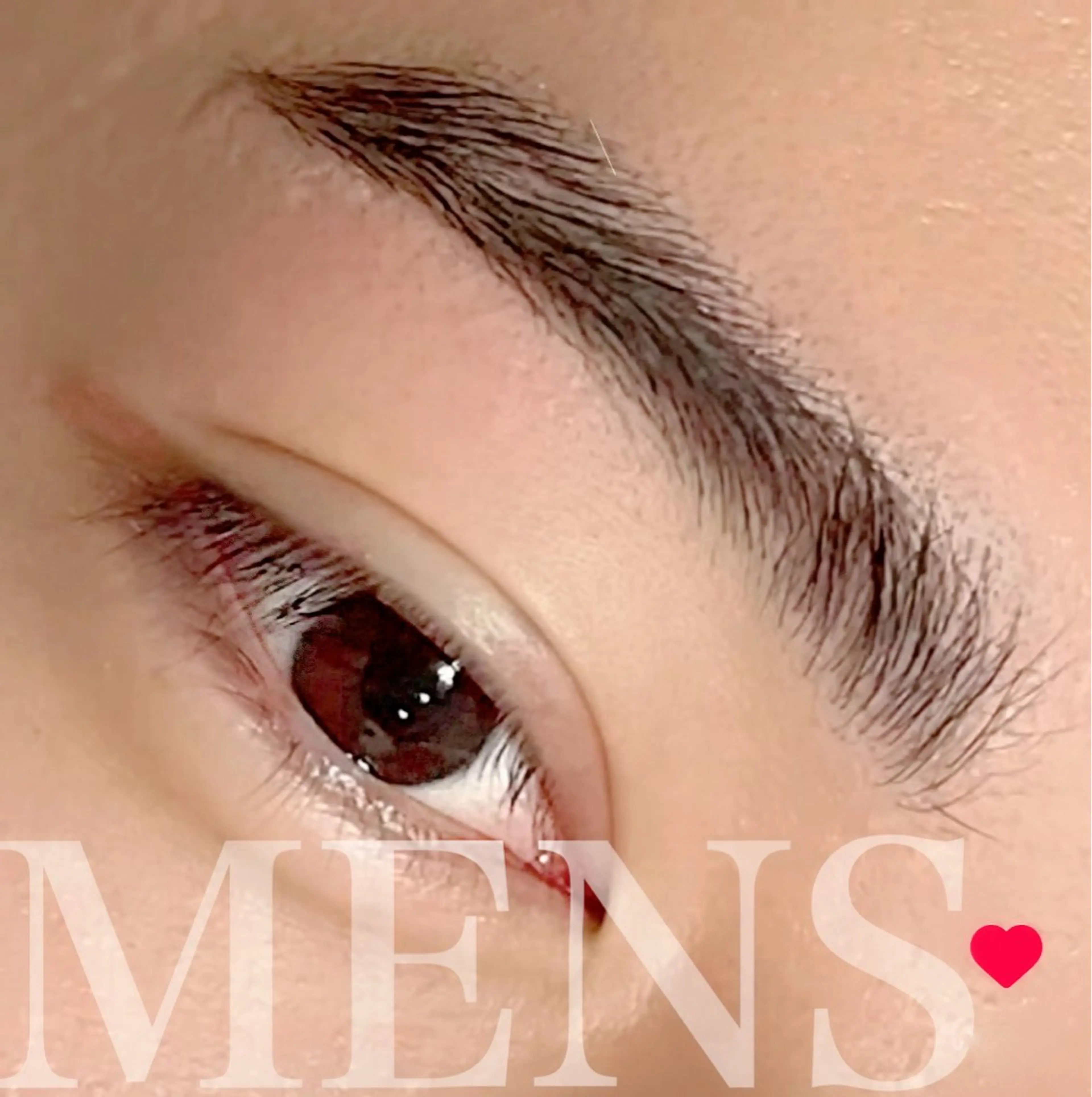 メンズ アイブロウ まつ毛・眉/ 練習＆モニター専用のマツエク・マツパデザイン