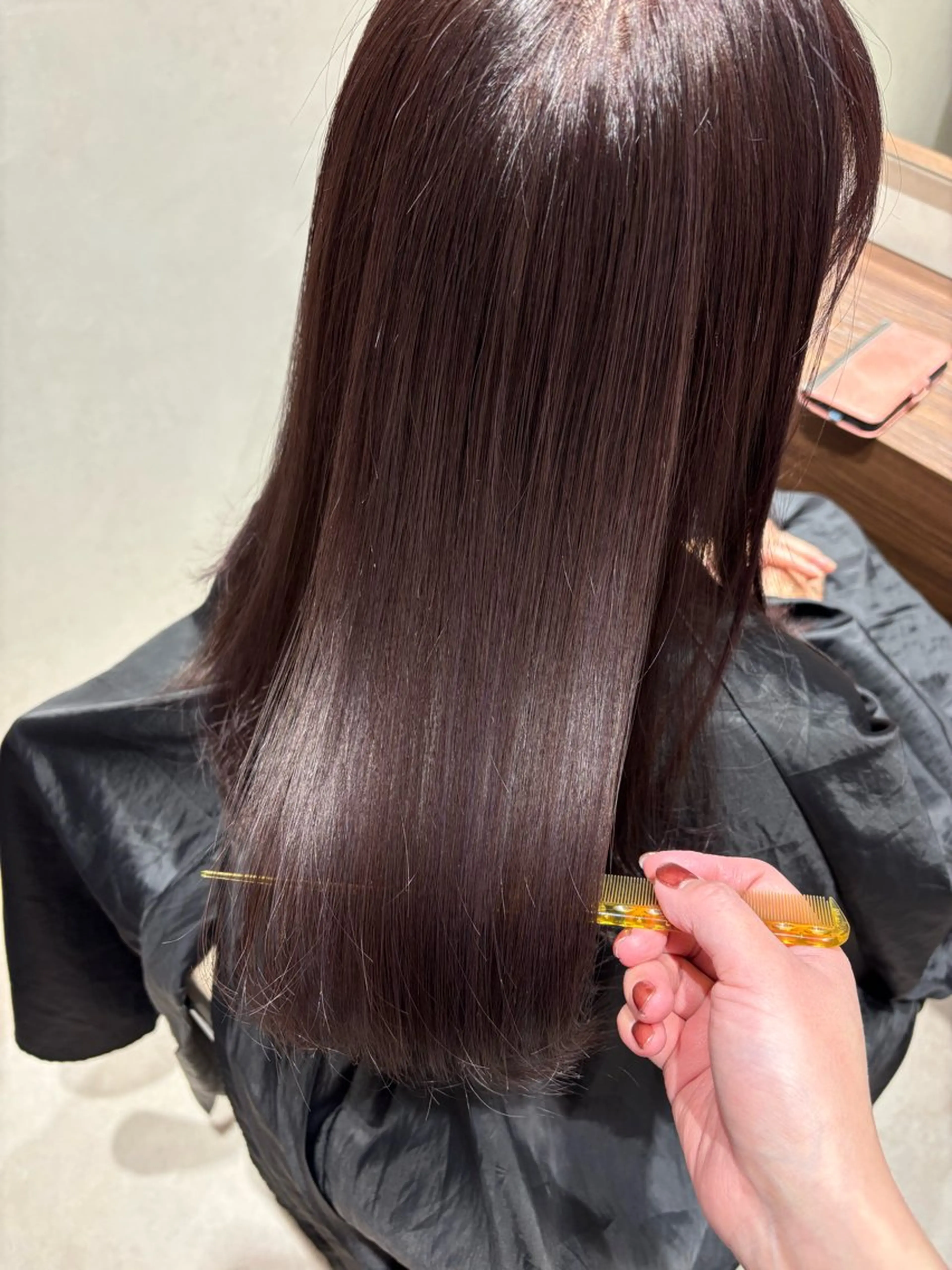 セミロング カラー SALOWIN京都河原町suite店所属・うる艶カラー／ 髪質改善／arisaのヘアスタイル