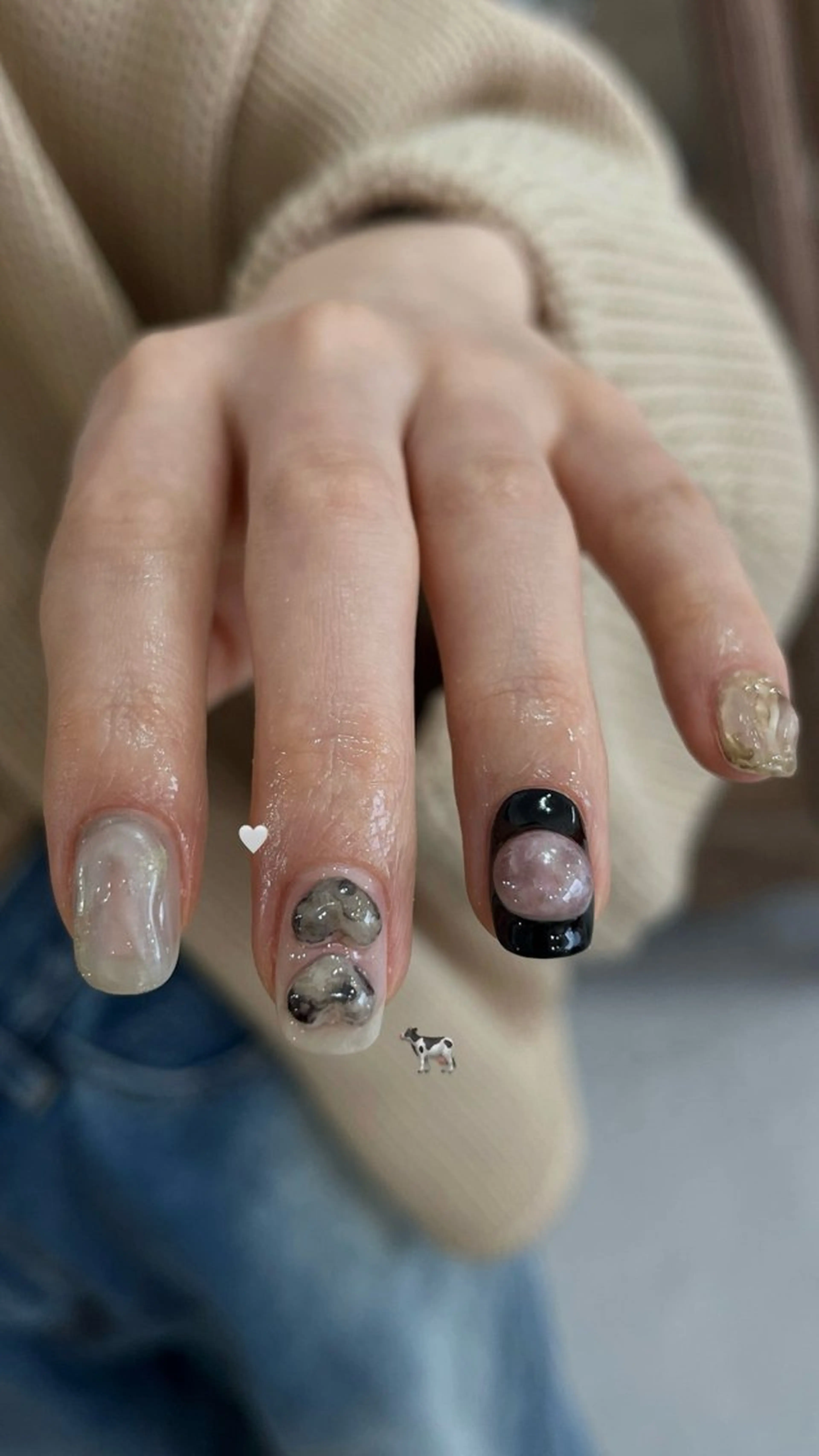 ネイル ハンドネイル LETTER_& SAKIのネイルデザイン