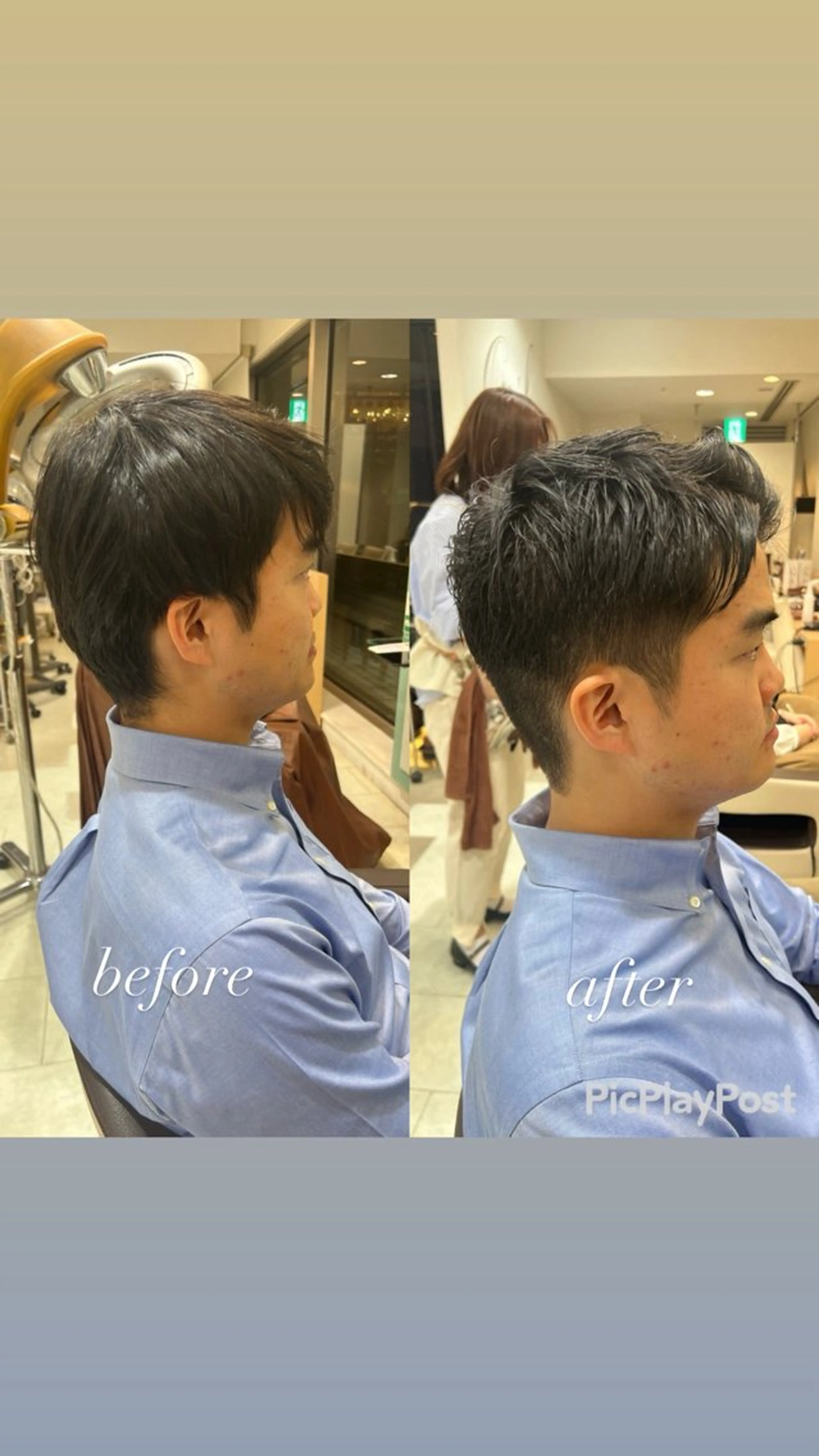 メンズ 大人女性ぼかし メンズ強化🦙平作のヘアスタイル