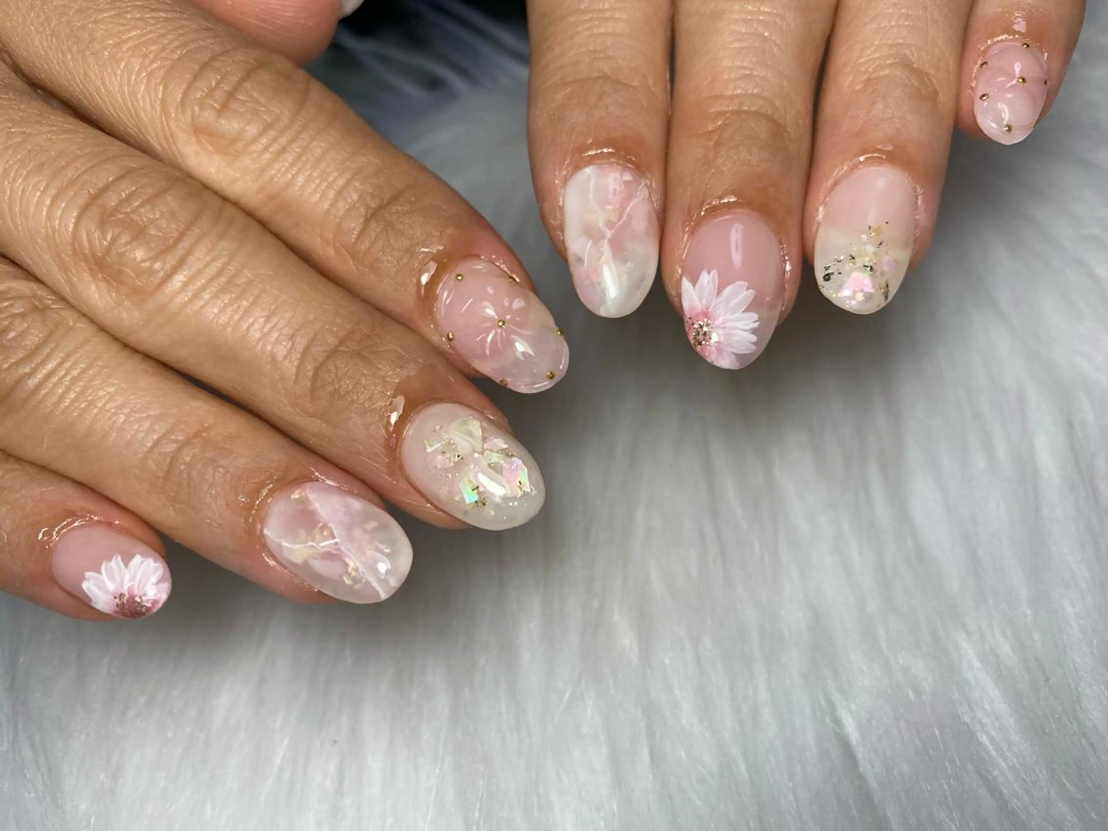 ネイル ハンドネイル Mana‪ ‪·͜· ❤︎‬のネイルデザイン