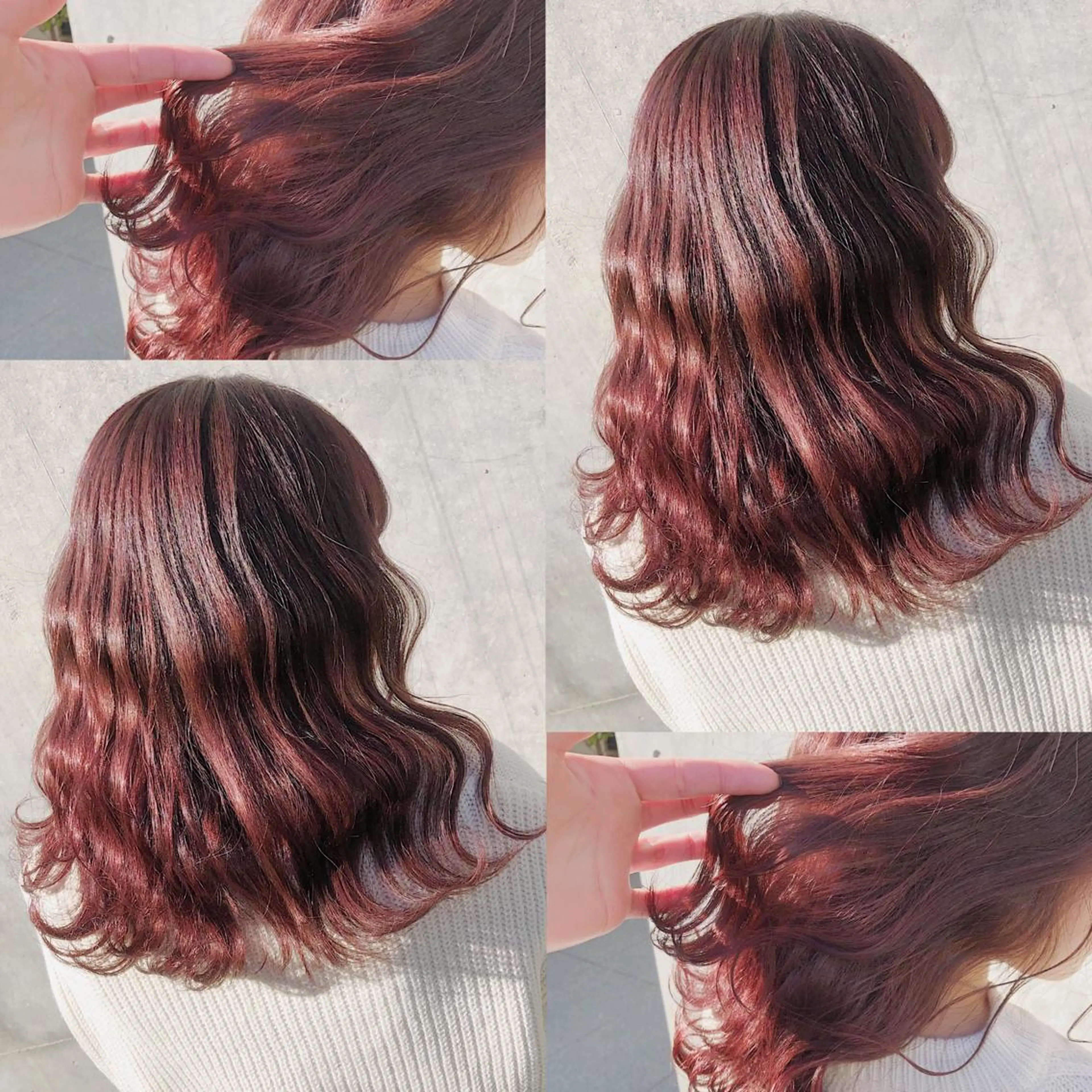 ロング カラー ヘアアレンジ メンズ キッズ ヘアカラー トリートメント 💟Chloe原宿店 🩶ハイトーンのヘアスタイル