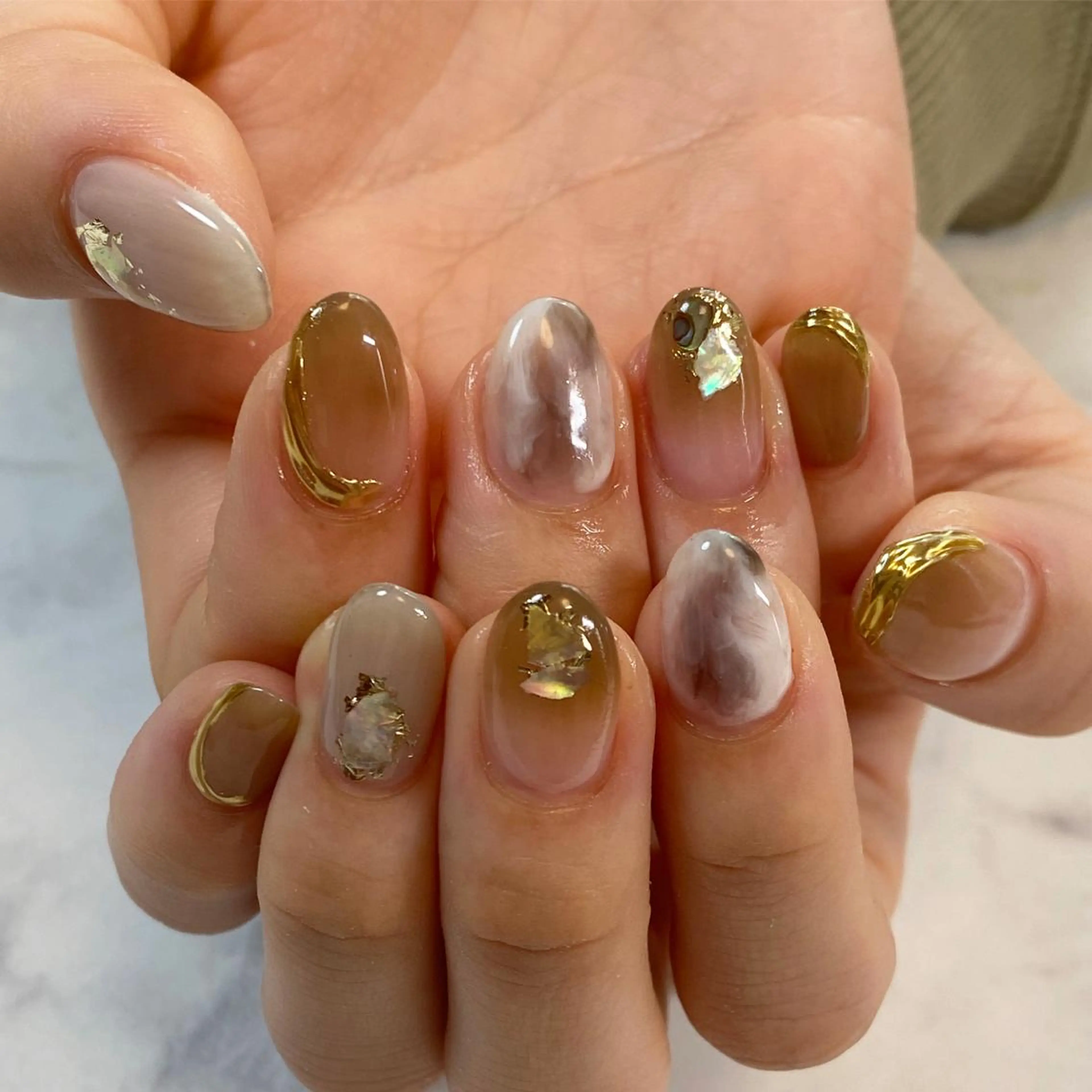 ネイル ハンドネイル mellow mのネイルデザイン