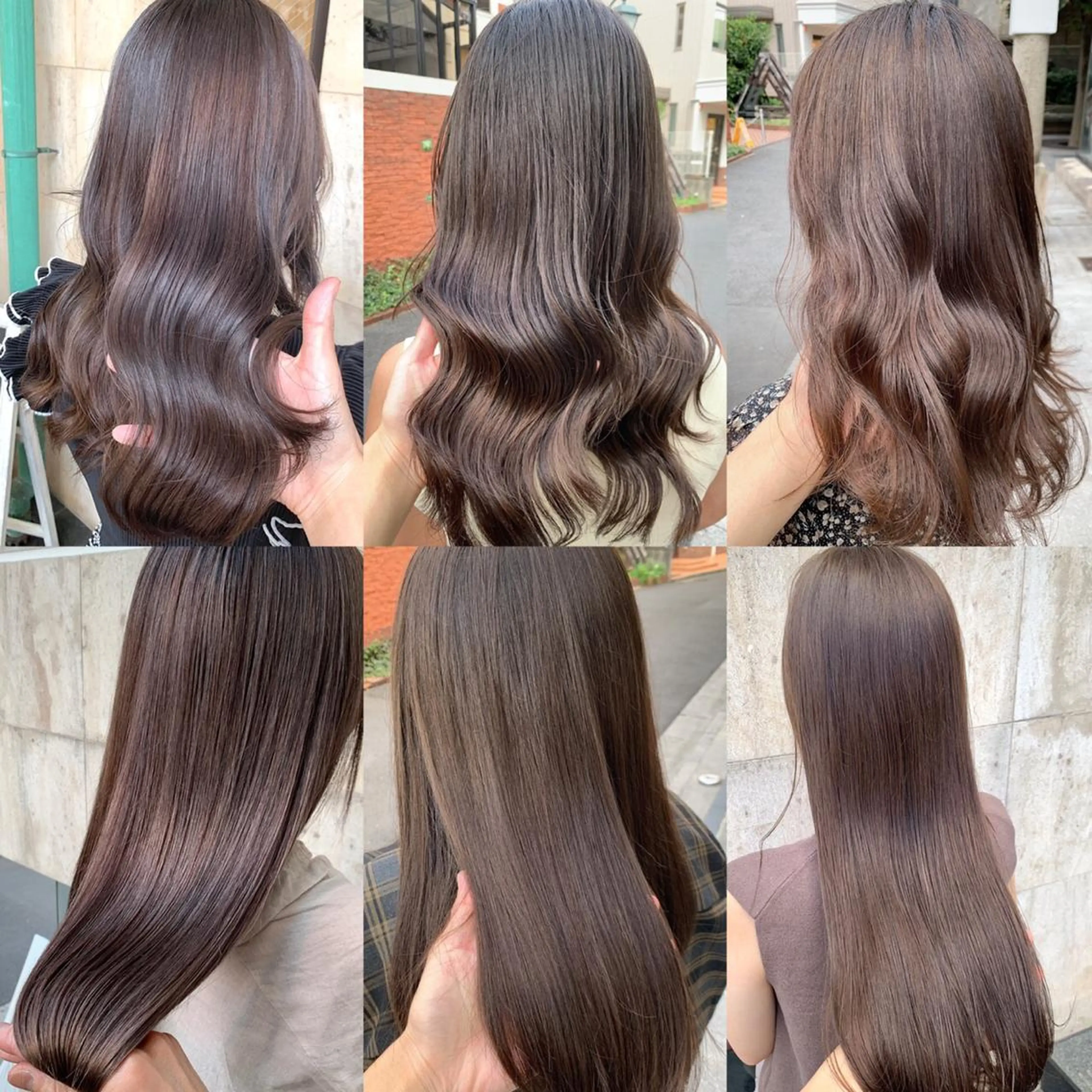 セミロング ミヤザキ タクトのヘアスタイル