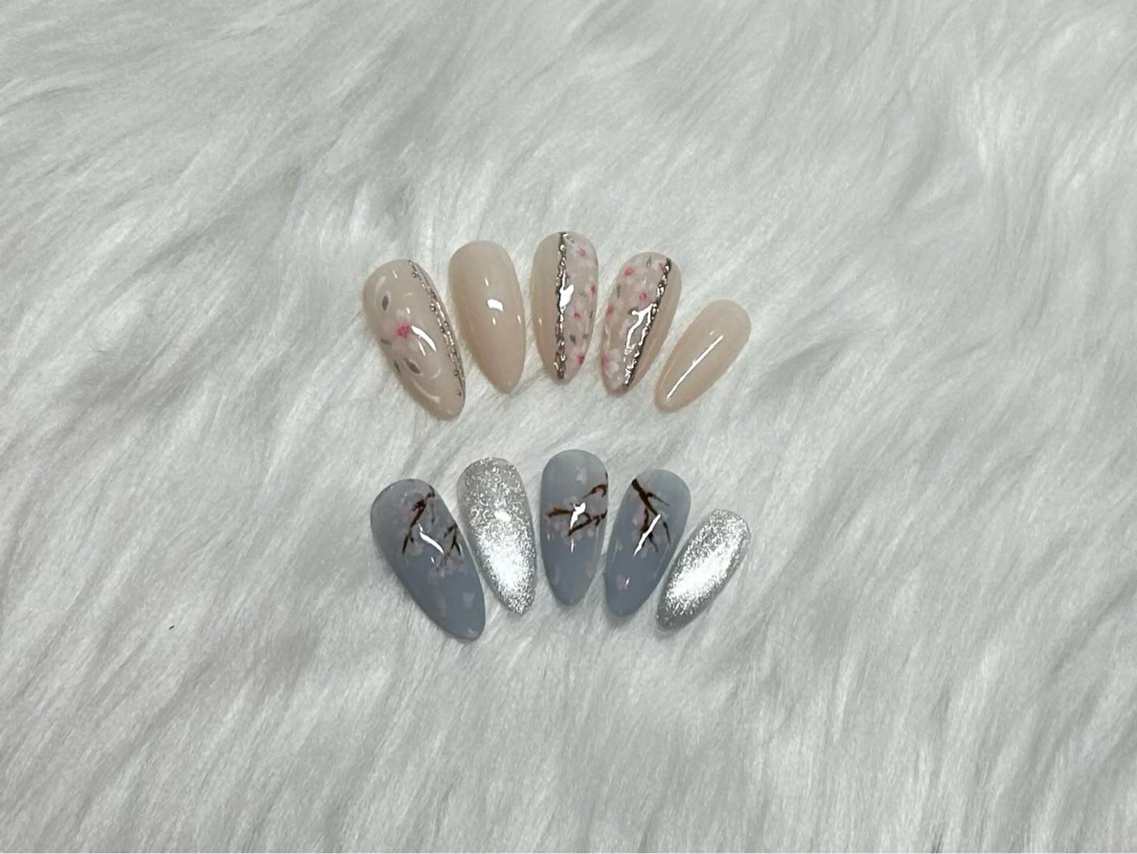 ネイル 桜ネイル ハンドネイル Nailfy’s ナミ💓のネイルデザイン