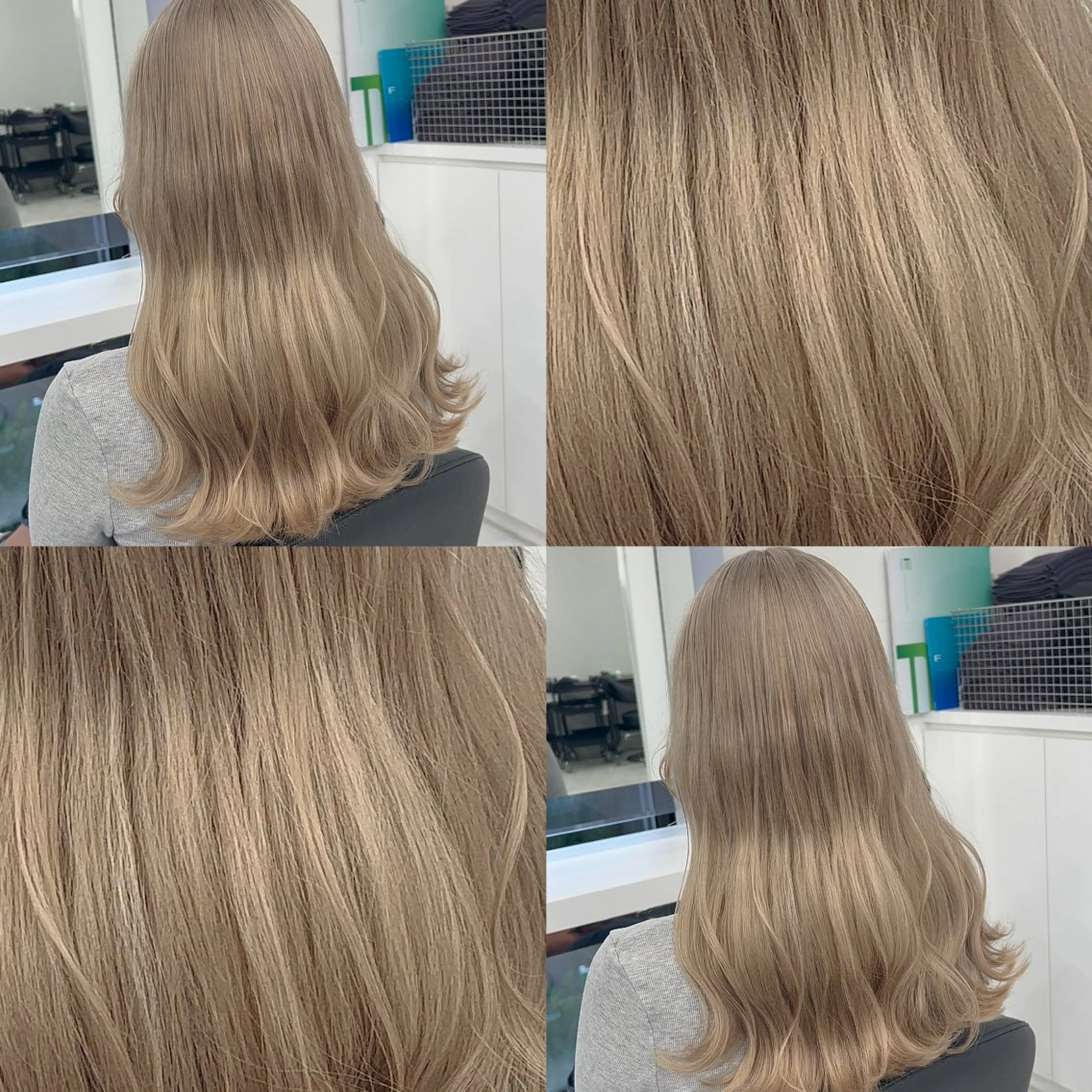 ロング カラー ハイトーンカラー ヘアカラー トリートメント ヘッドスパ ヘアセット 💖SAE💖 銀座美容師のヘアスタイル