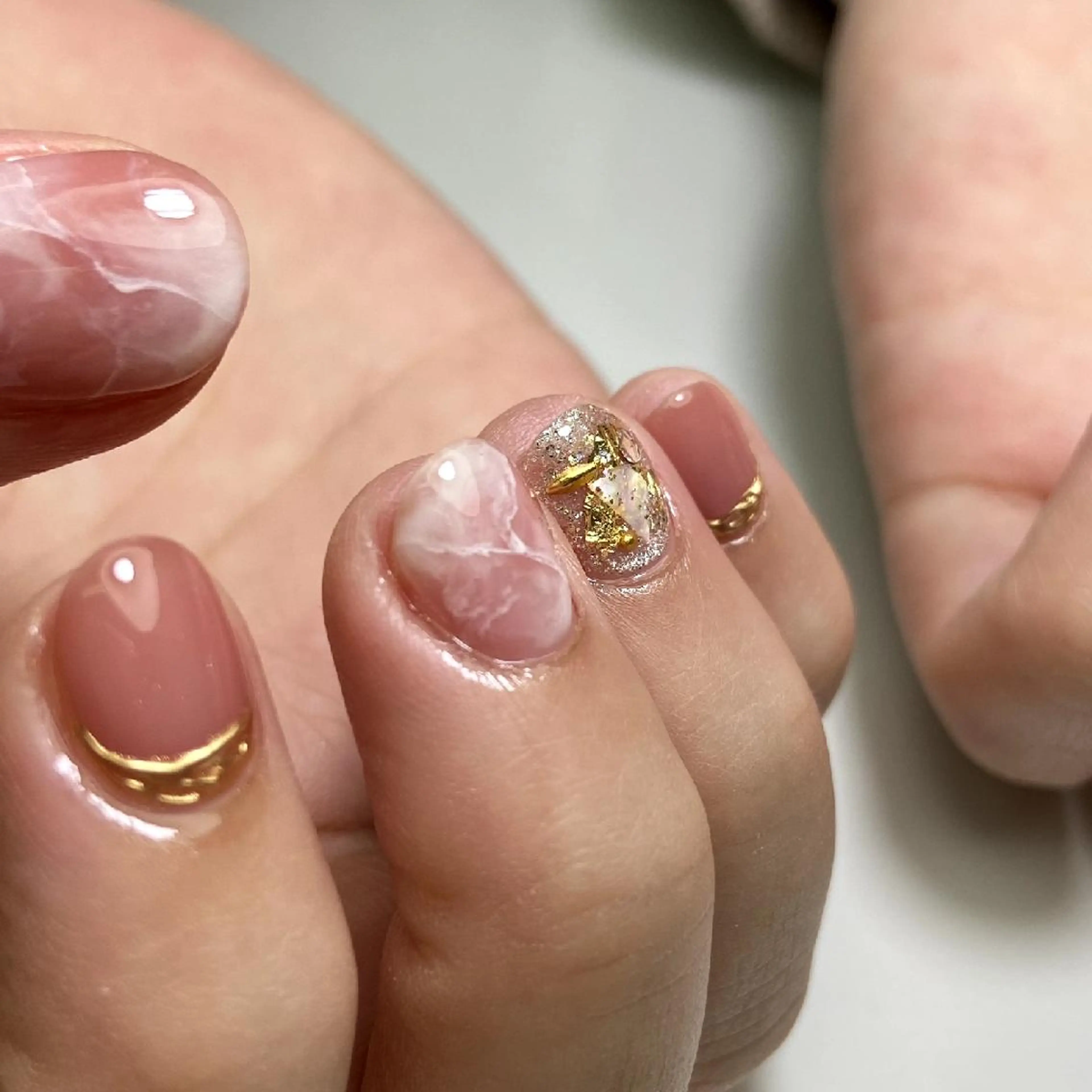 ネイル ニュアンスネイル nail salon Lumièreのネイルデザイン