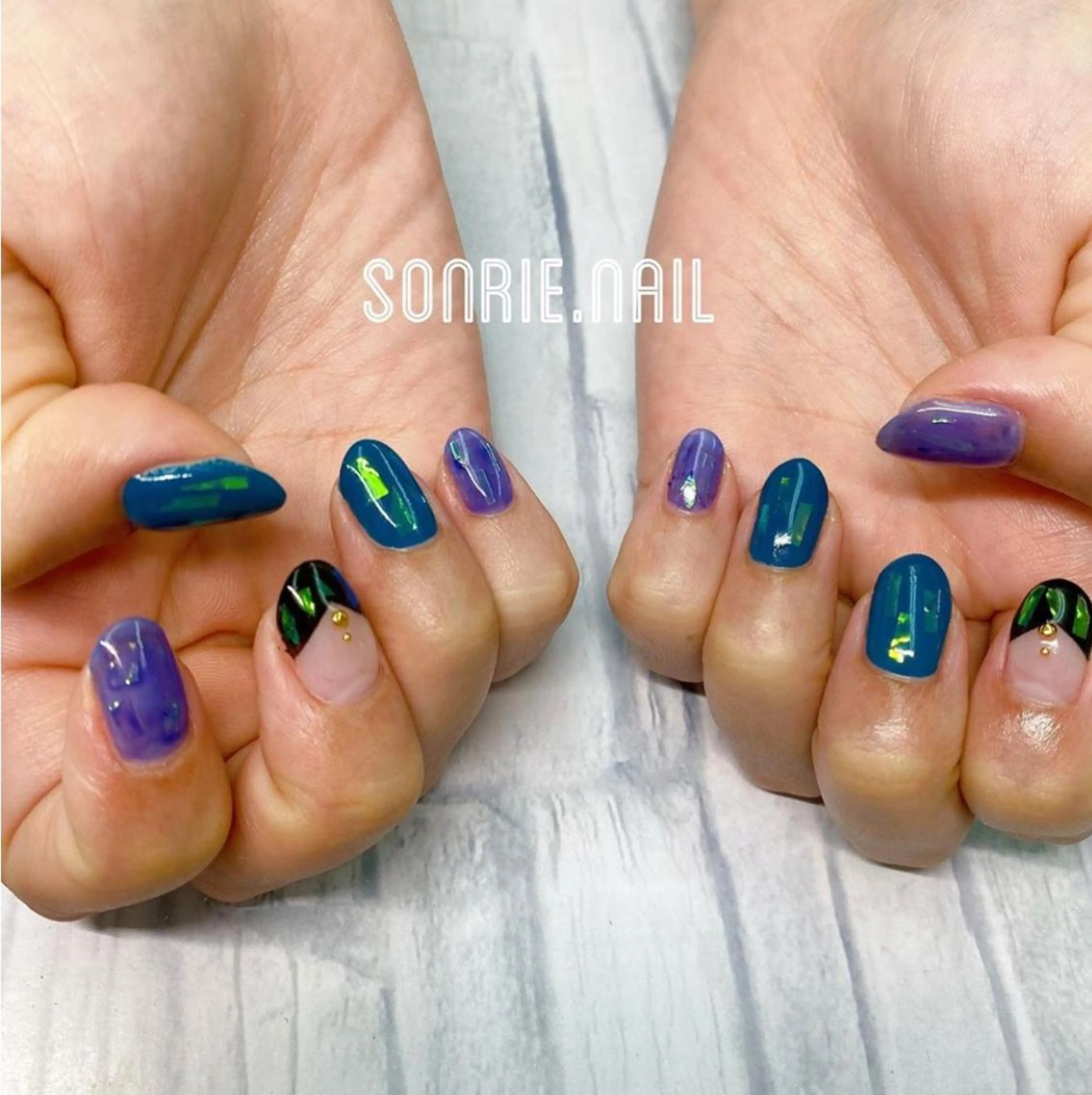 ミディアム カラー パーマ ヘアアレンジ メンズ ネイル マツエク・マツパ 美容室 ソンリエのヘアスタイル