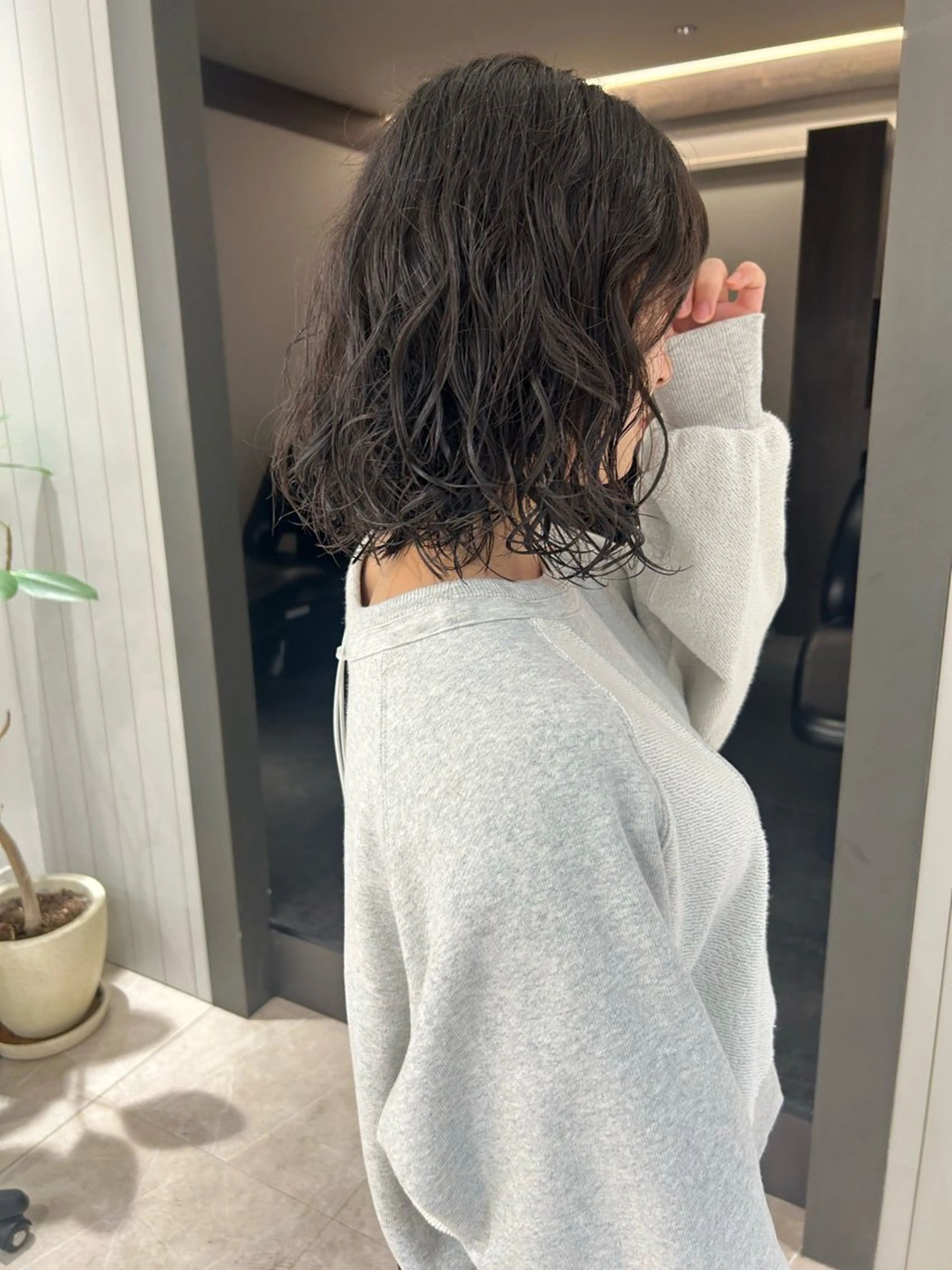 ミディアム パーマ カット パーマ トリートメント メンズヘア/レイヤー /ボブ山内春輝のヘアスタイル