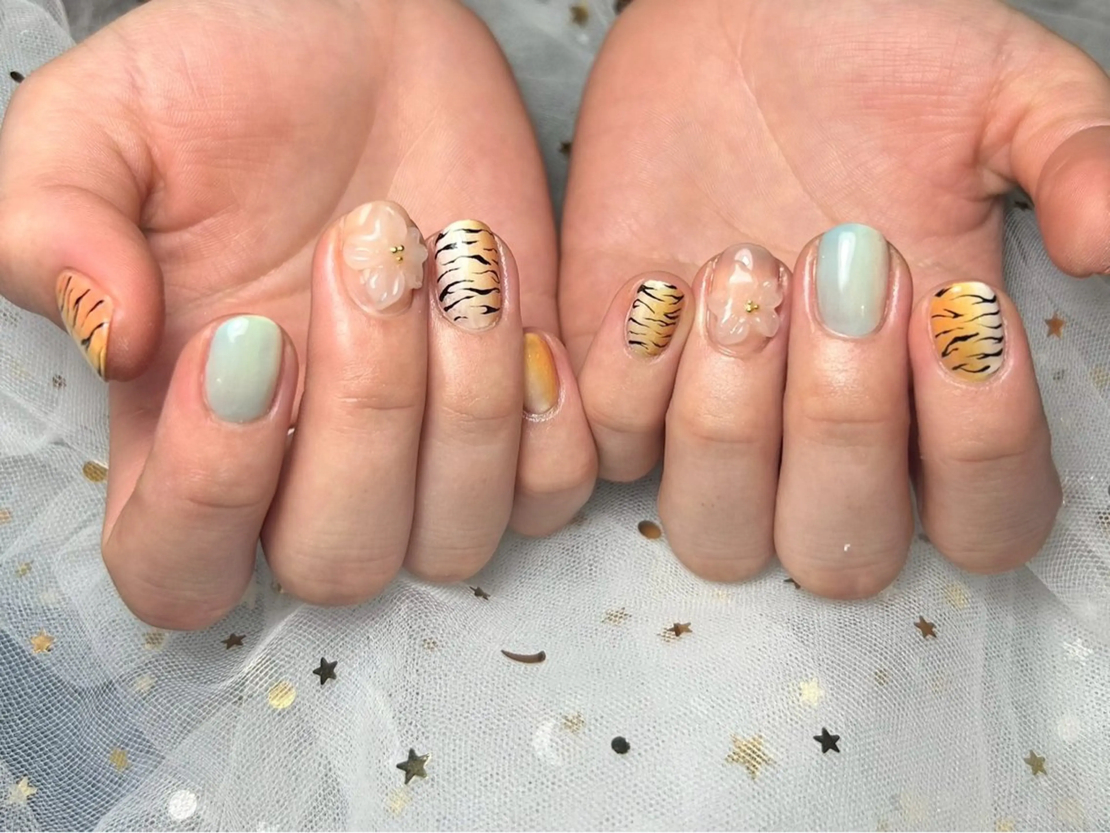 ネイル ジェルネイル 持ち込み ハンドネイル Mnailsalon フィルイン対応サロンのネイルデザイン