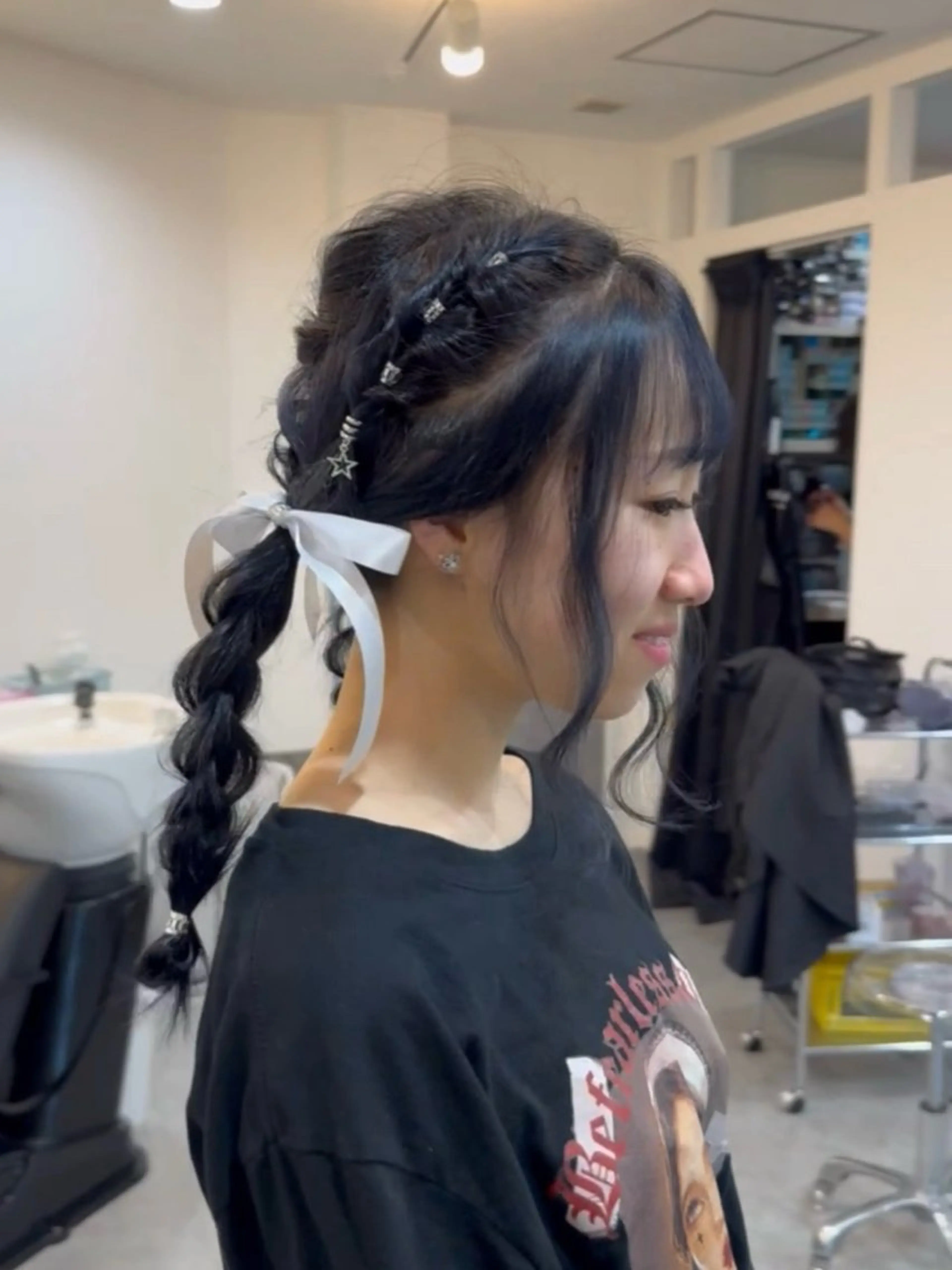 セミロング ヘアアレンジ ARARE HAIR みゆきのヘアスタイル