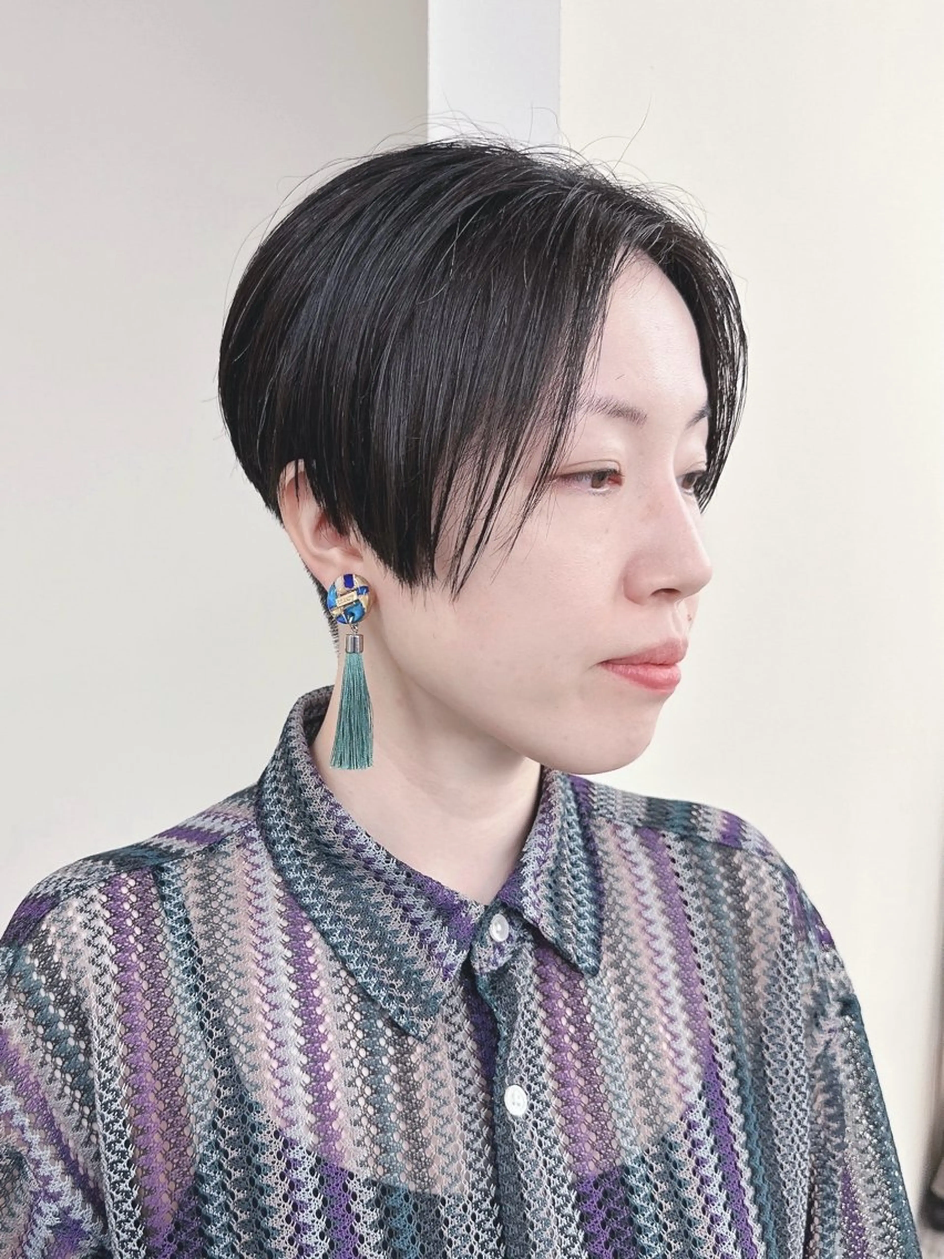 ショート カット 小顔ボブ/お悩み解決 /ボブパーマ/とういのヘアスタイル