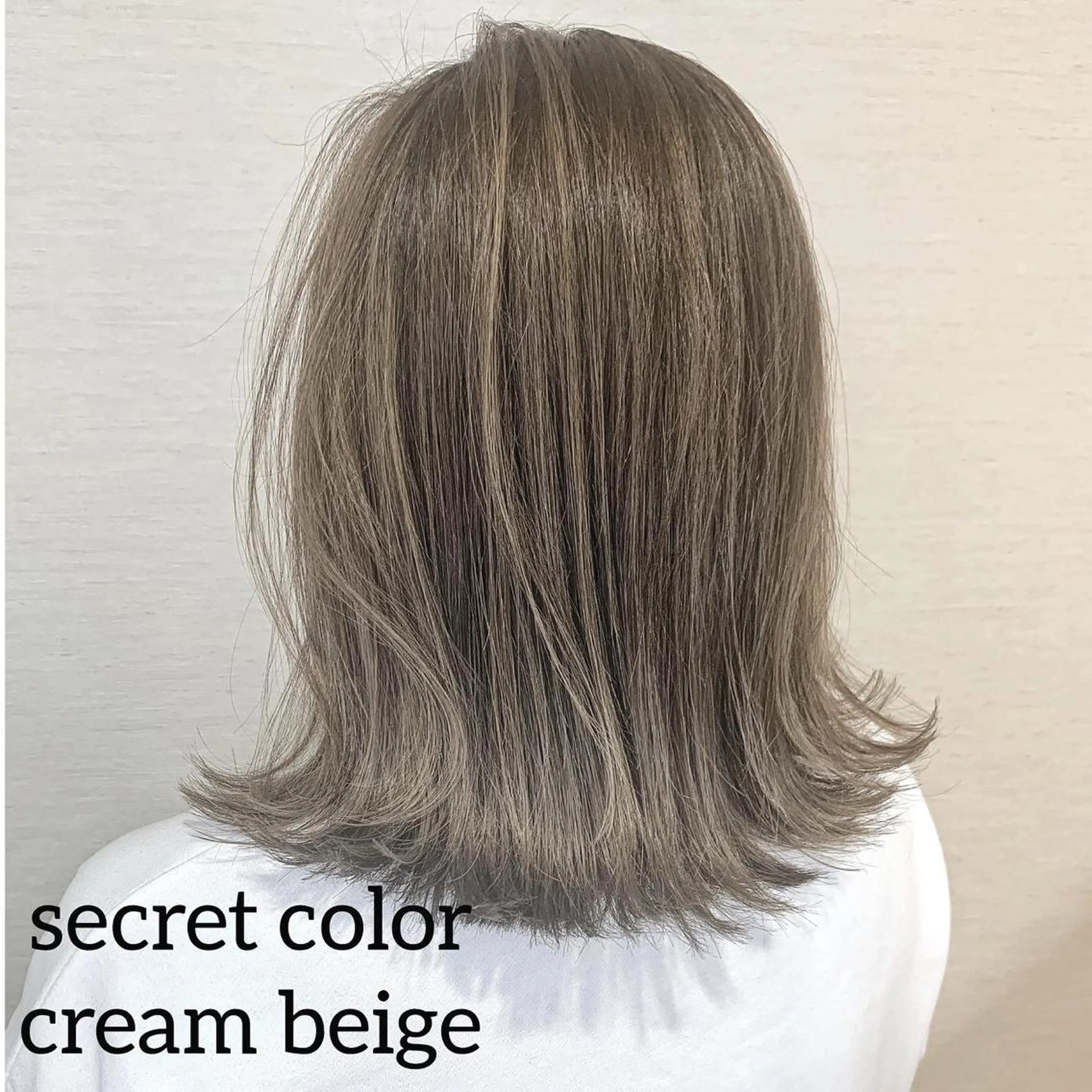 ミディアム ブリーチカラー💛 石川慧南のヘアスタイル