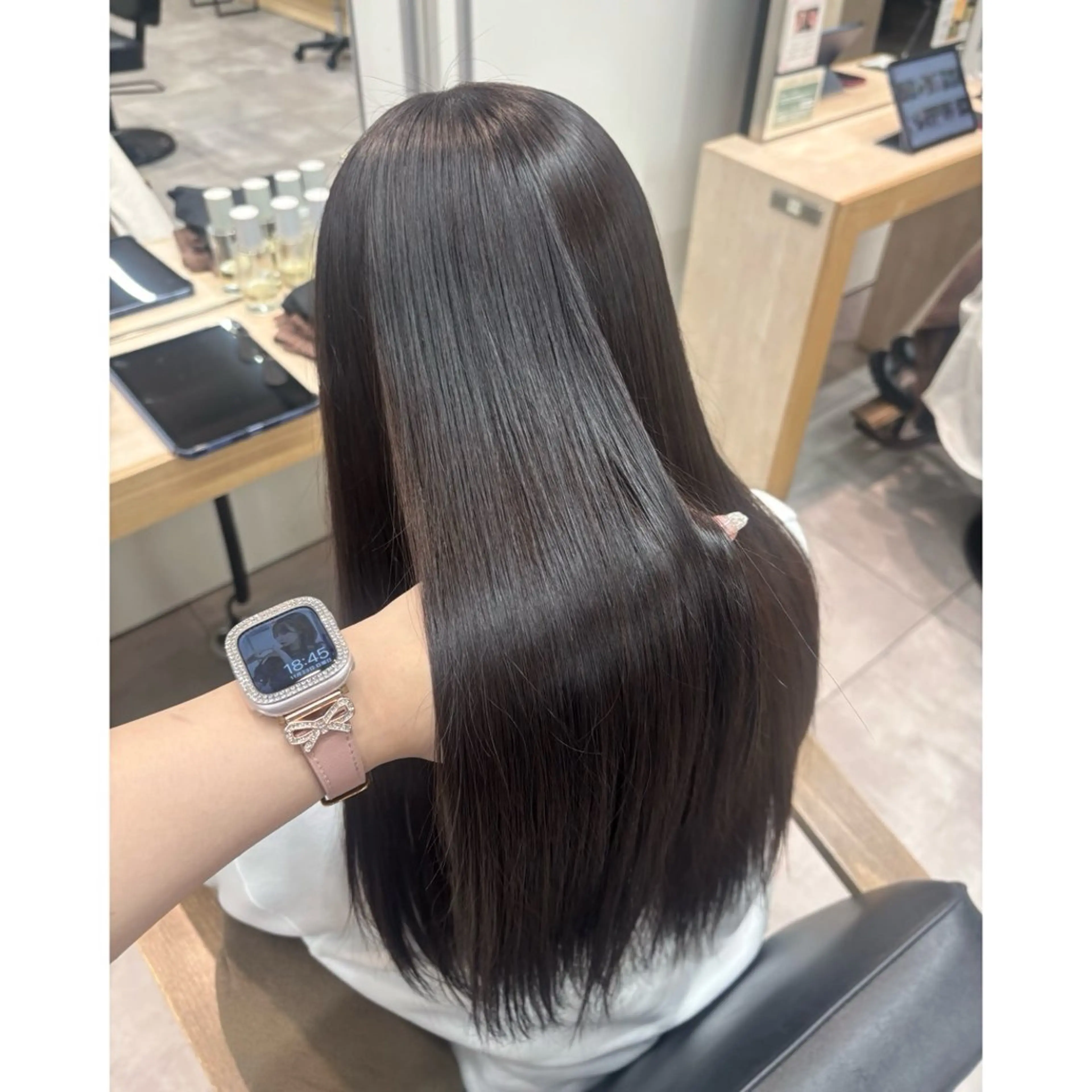 【しっとりうるツヤ♡】髪質改善Aujua 4ステップトリートメント🫧💗の写真