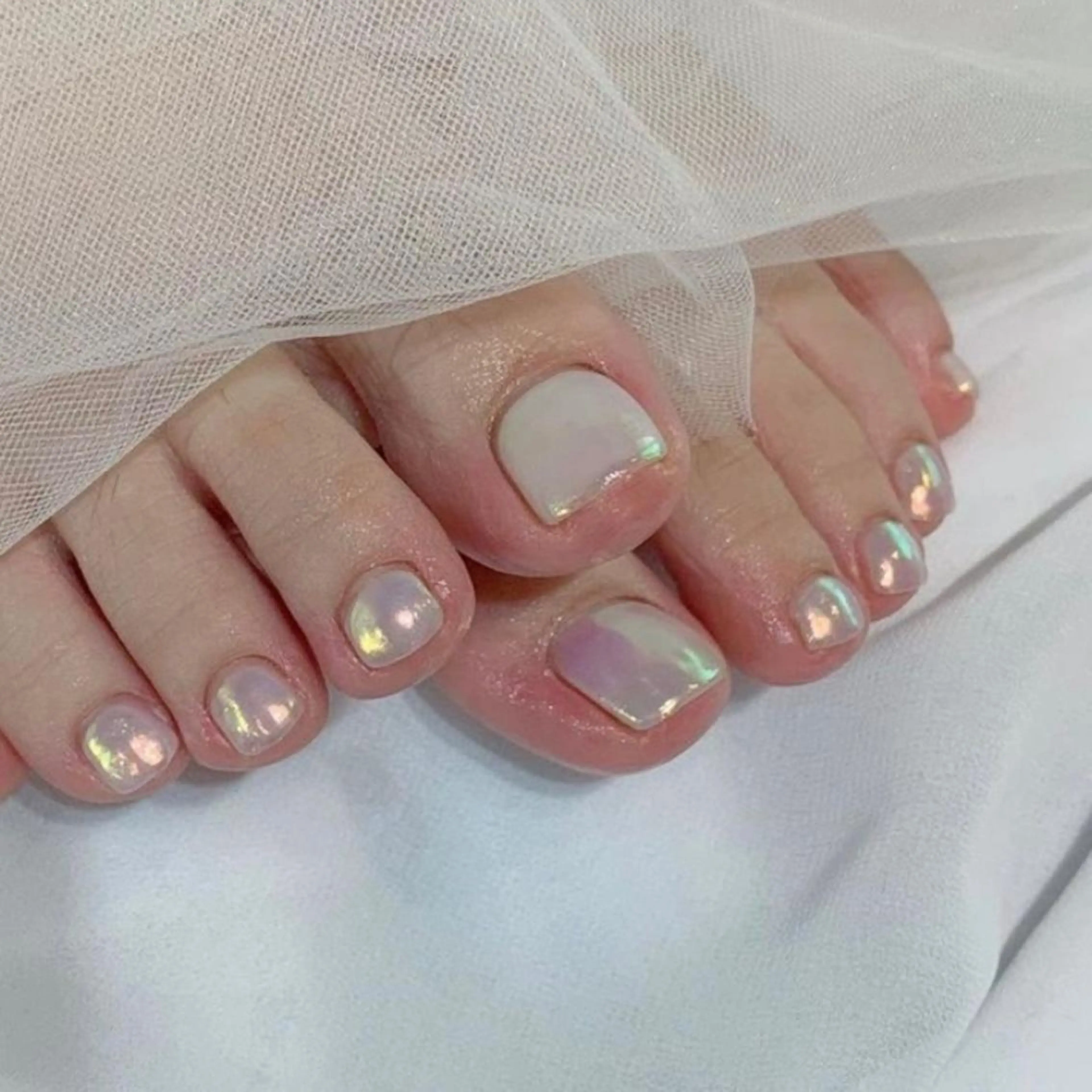 👠🦶フット🦶🩴オフ込ワンカラー・グラデーション　5500円の写真