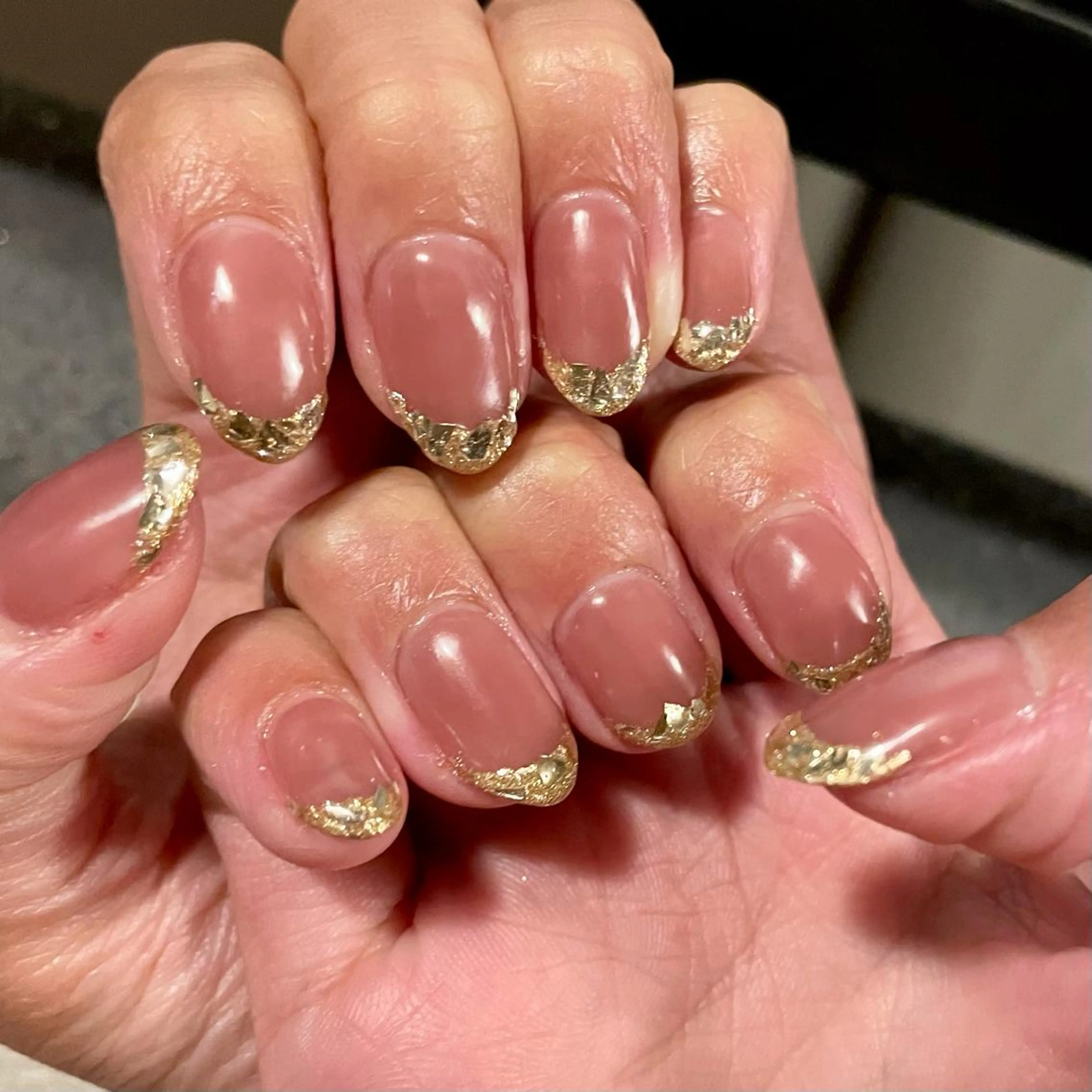 ネイル フレンチネイル 奥園 良恵のネイルデザイン