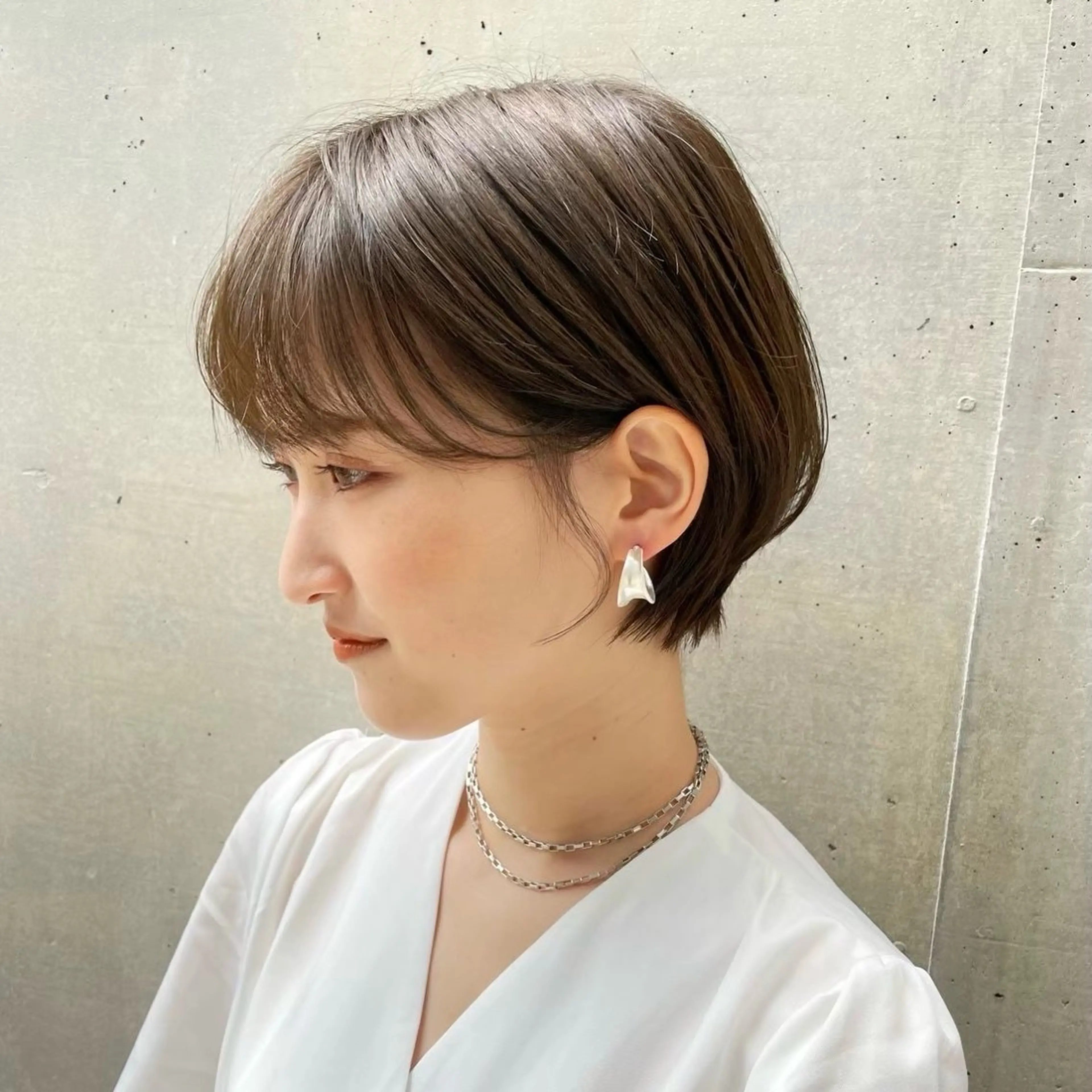 ショート 暖色/ボブ/吉岡美音 GIEN NU茶屋町のヘアスタイル