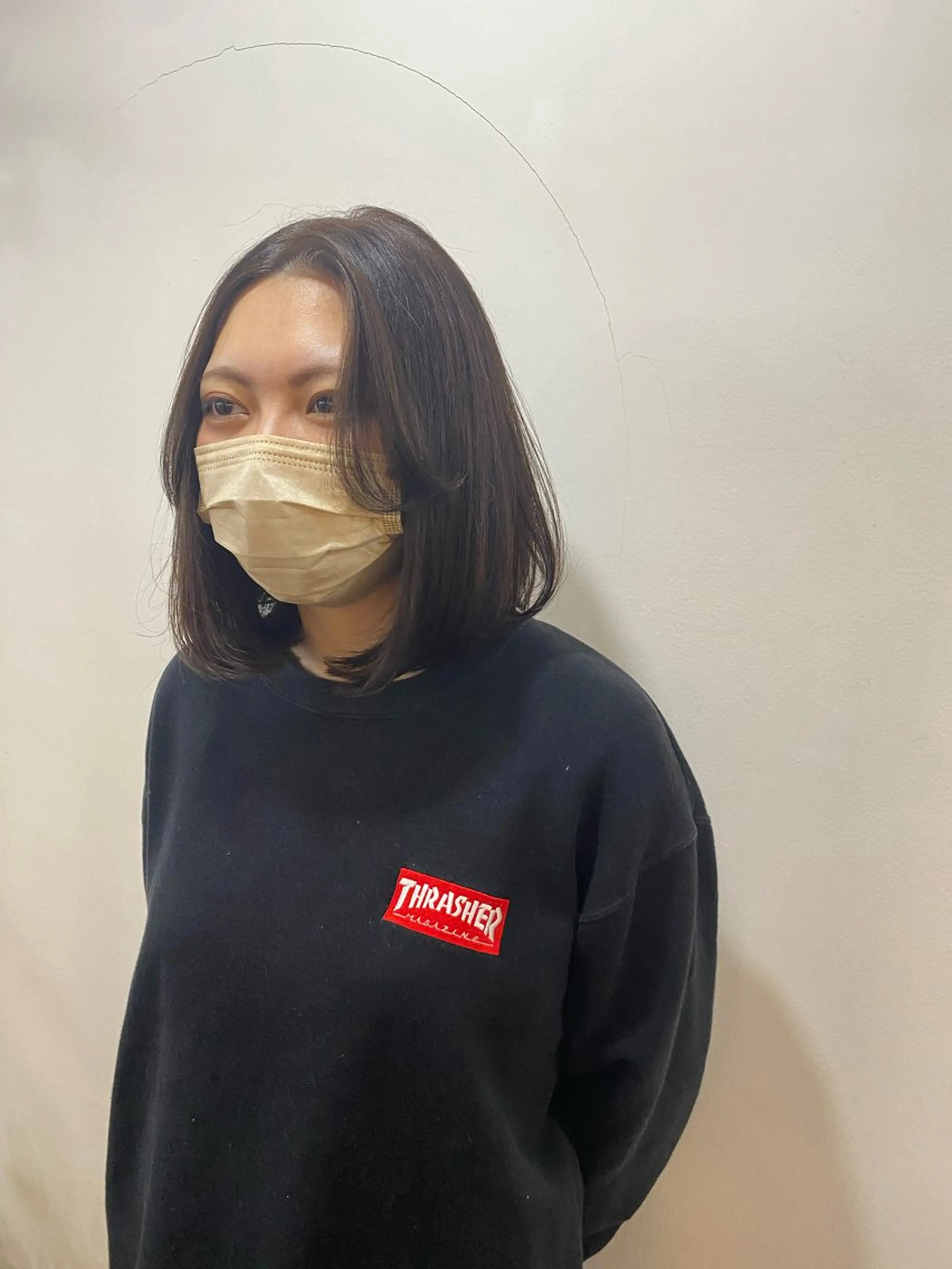 ミディアム カラー カット ヘアカラー トリートメント Kazaoka Saraのヘアスタイル