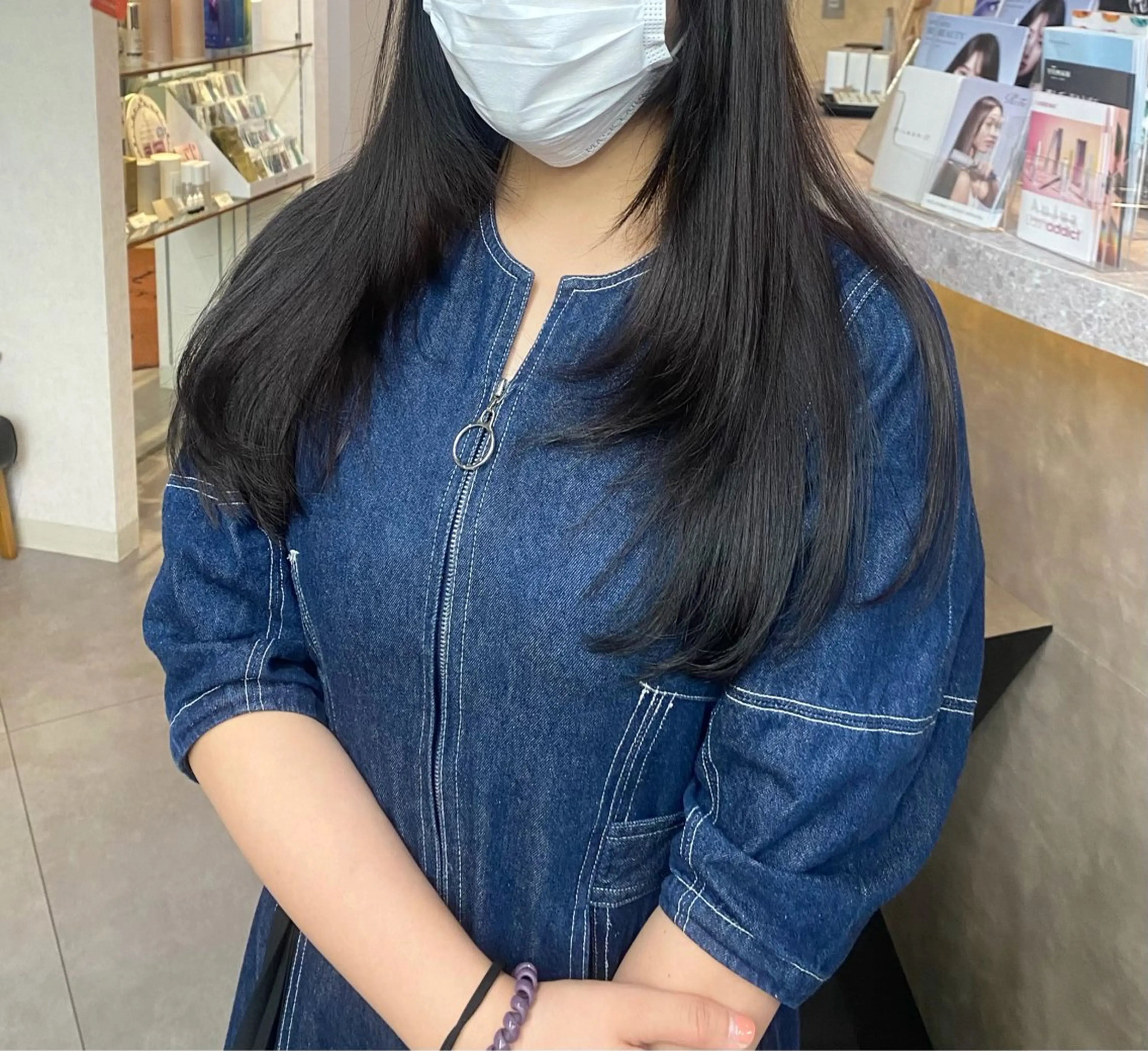 ロング カラー 藤原快斗/レイヤー /ウルフ/ハイトーンのヘアスタイル