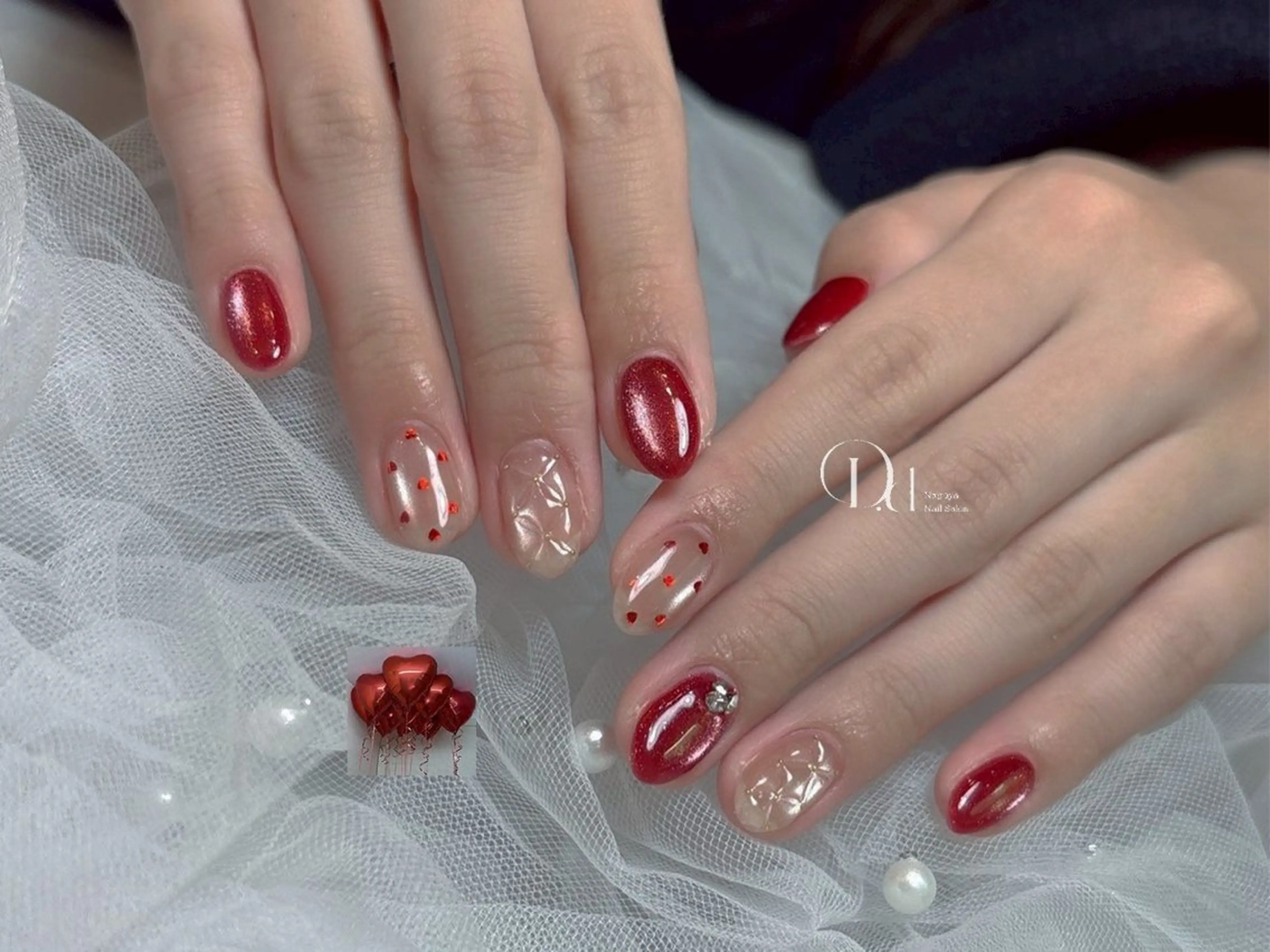 ネイル フットネイル フレンチネイル ジェルネイル ガーリー グラデーション ハンドネイル D.d Nail Moeのネイルデザイン