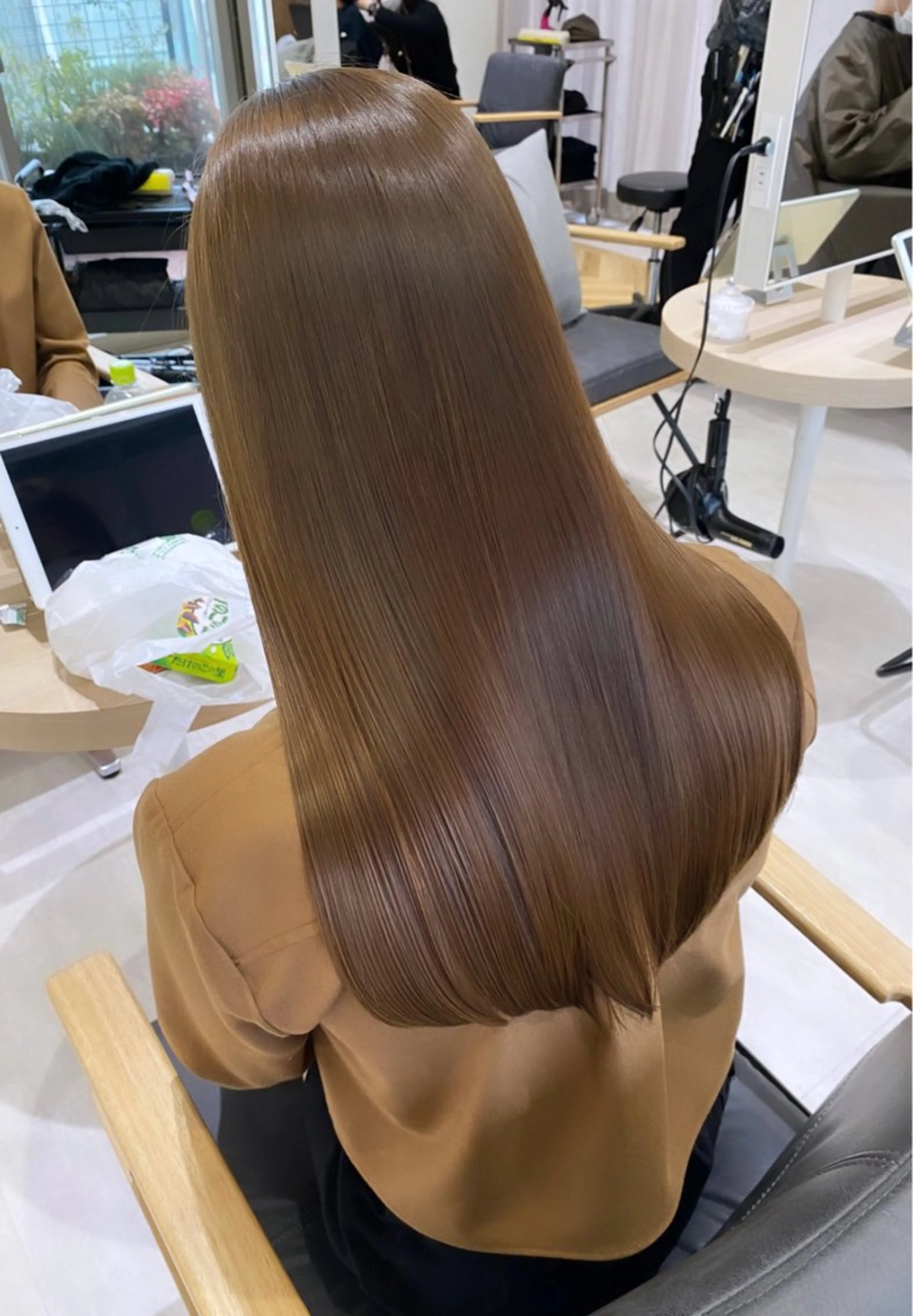 ミディアム カット ヘアカラー トリートメント 中村一樹/髪質改善/ 艶髪/艶カラー/美髪のヘアスタイル