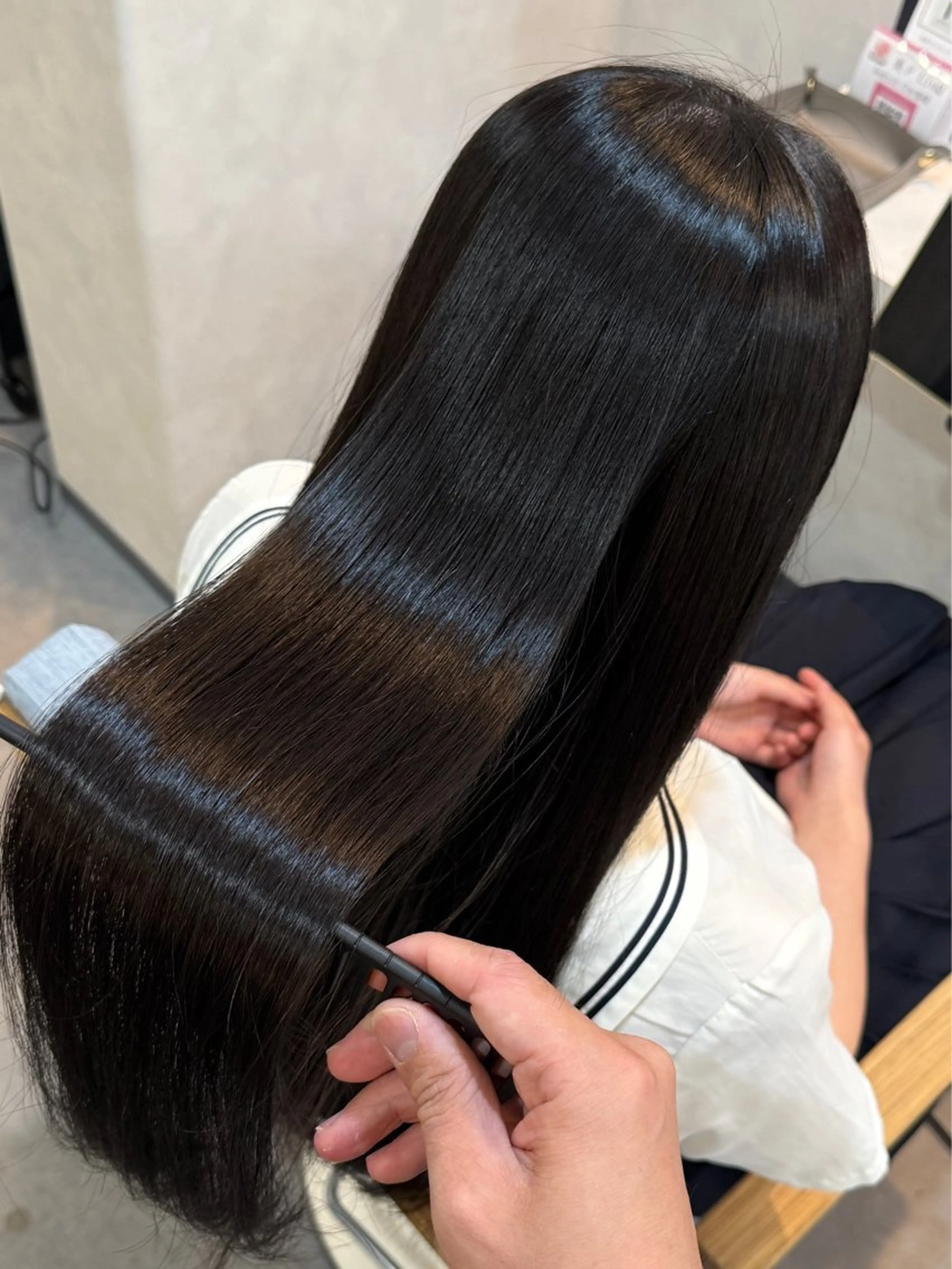 ロング ハイライト 髪質改善 縮毛矯正 縮毛矯正 髪のお悩みお任せ ください坂 要司のヘアスタイル