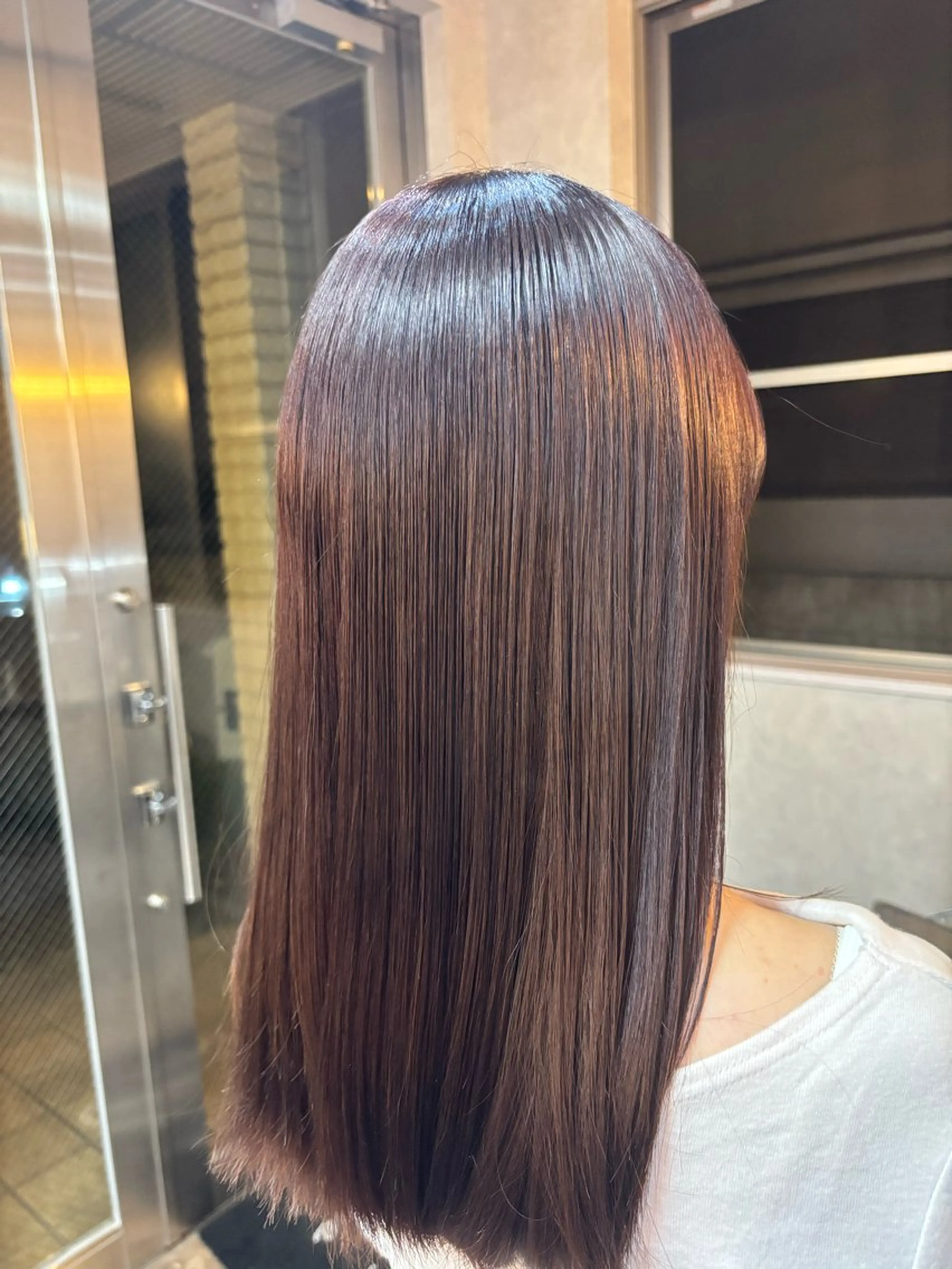 セミロング 髪質改善 韓国風ヘア トリートメント トリートメント ar clip所属・表参道/透明感カラー /髪質改善/駿太のヘアスタイル