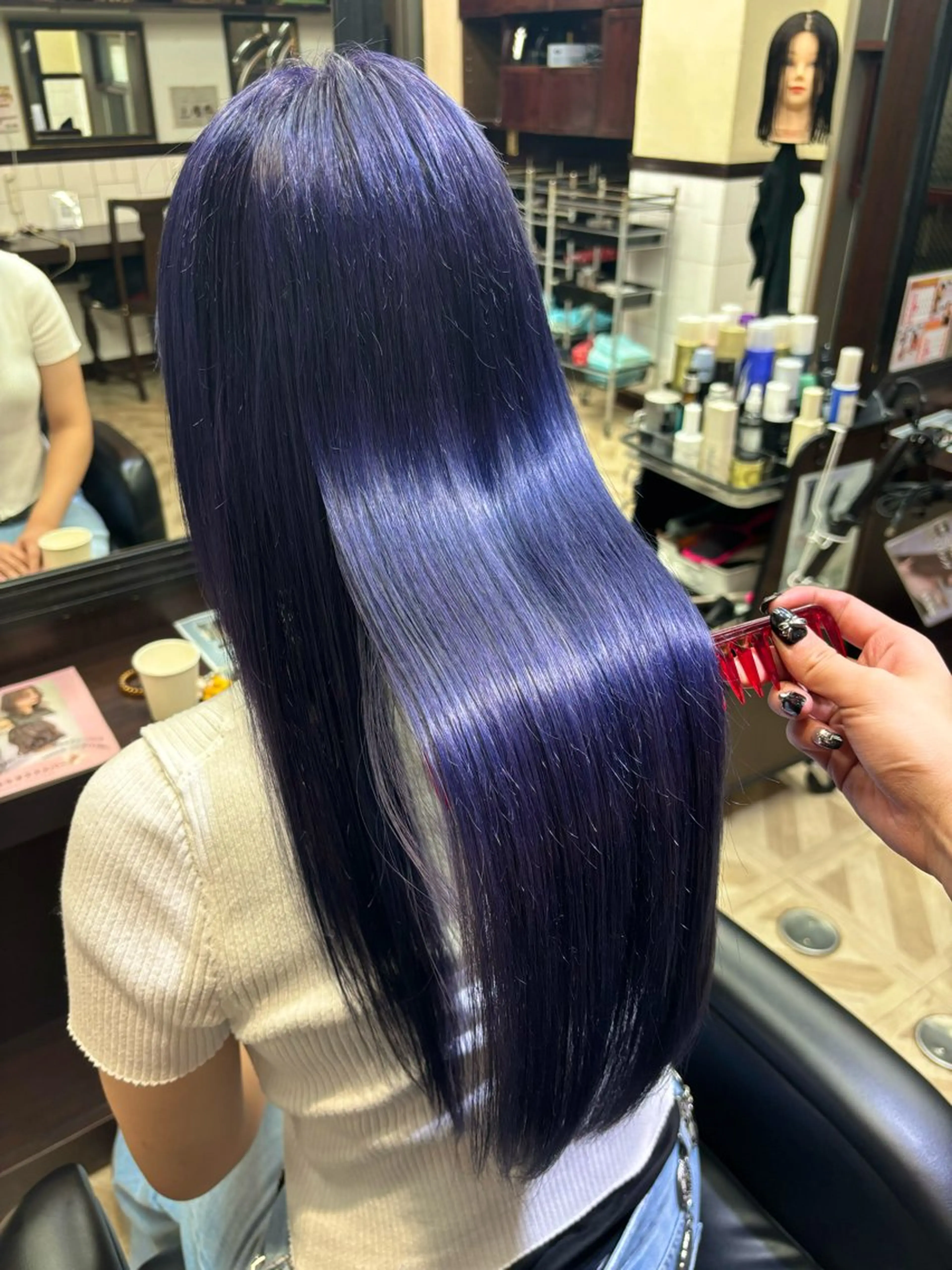 カラー げんば ななのヘアスタイル