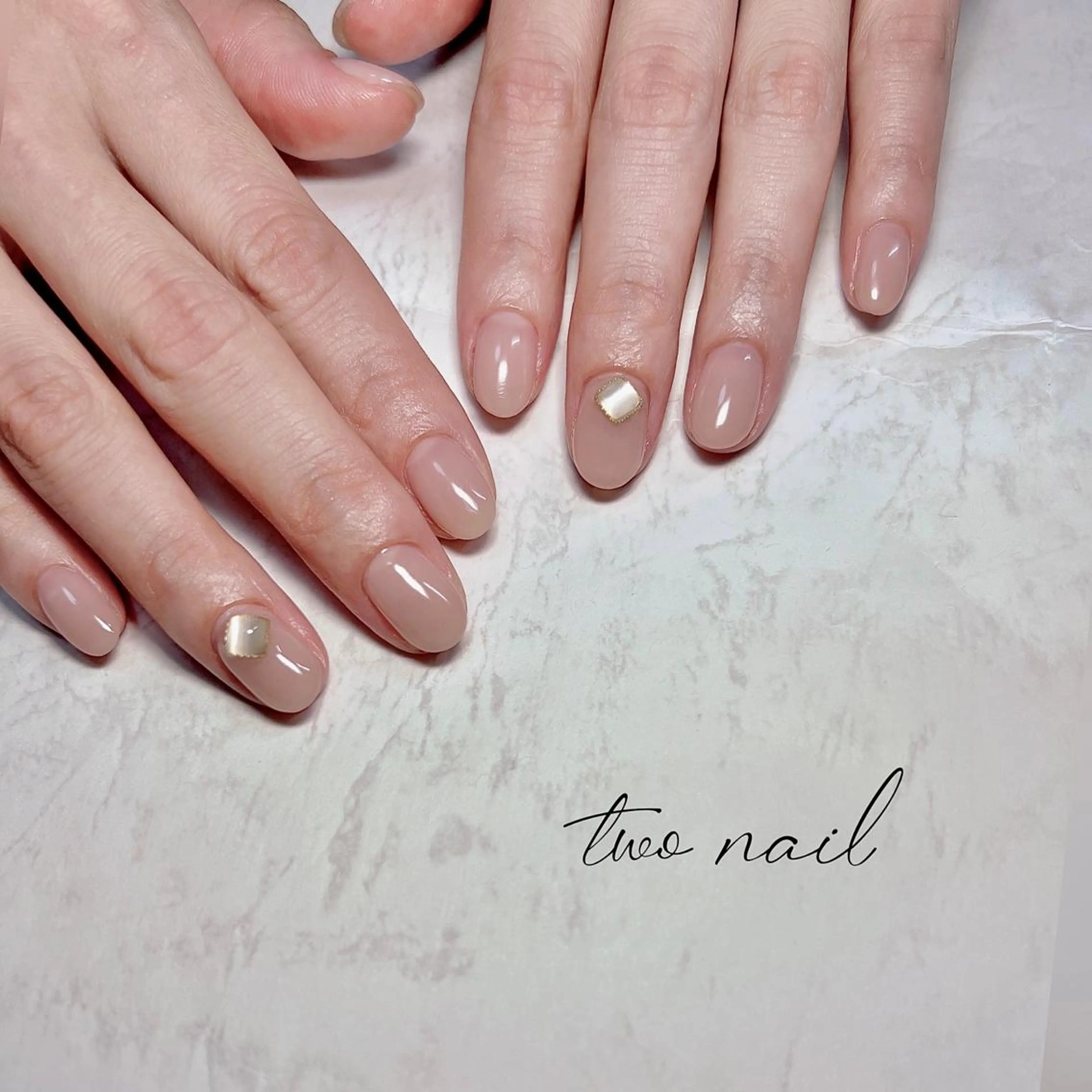 ネイル アートネイル フットネイル ハート ニュアンスネイル ホワイト ハンドネイル two nailのネイルデザイン