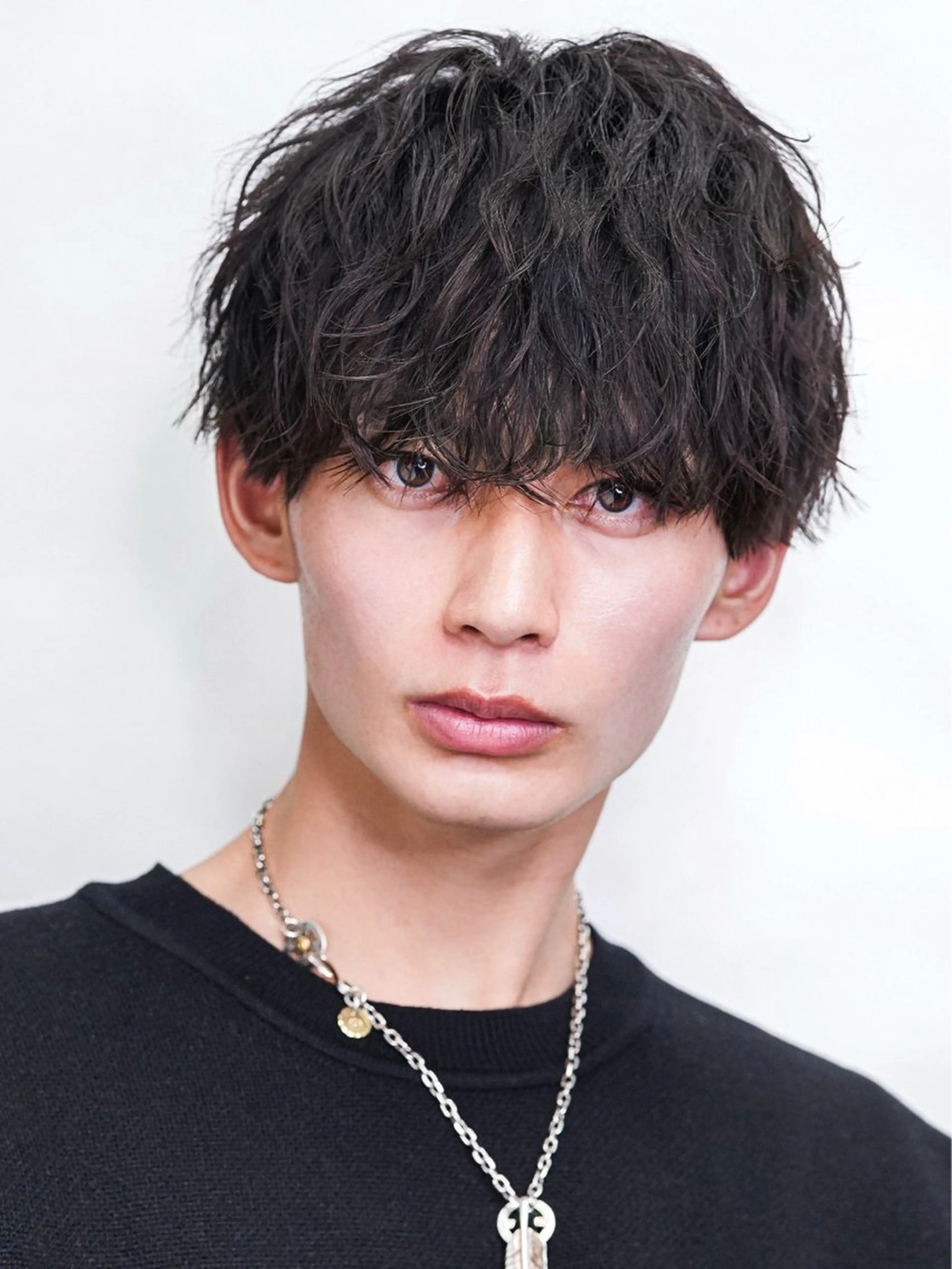 波巻きパーマの写真