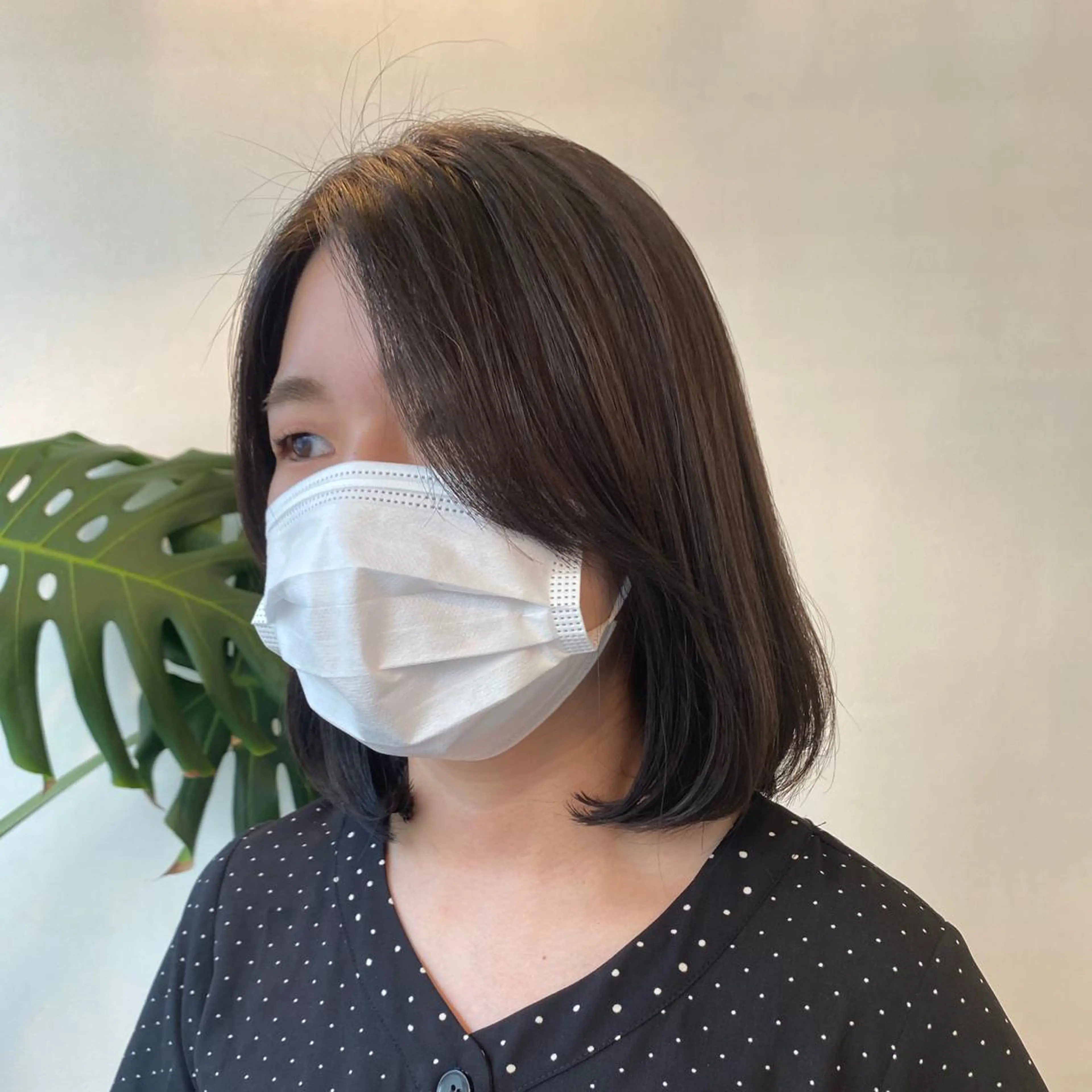 ミディアム カラー ヘアアレンジ アッシュ ボブ カット ヘアカラー ナカジ🌸ロブ/ボブ /前髪🌸のヘアスタイル