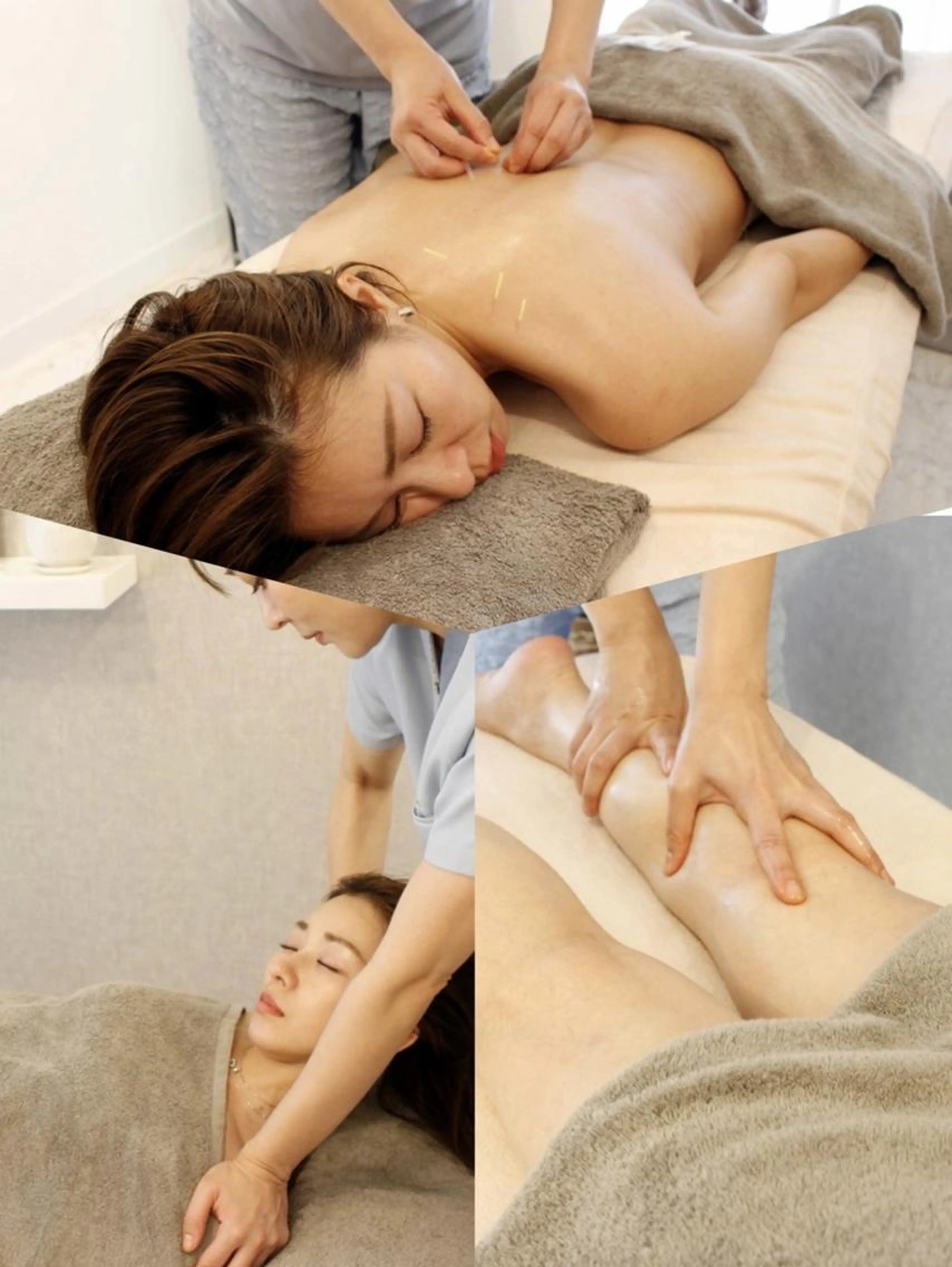 お体施術人気No,2/お体を軽く🪽全身鍼60分✨電気もかけて凝り固まってる筋肉をほぐす!頭皮マッサージ付💆🏻♀️の写真