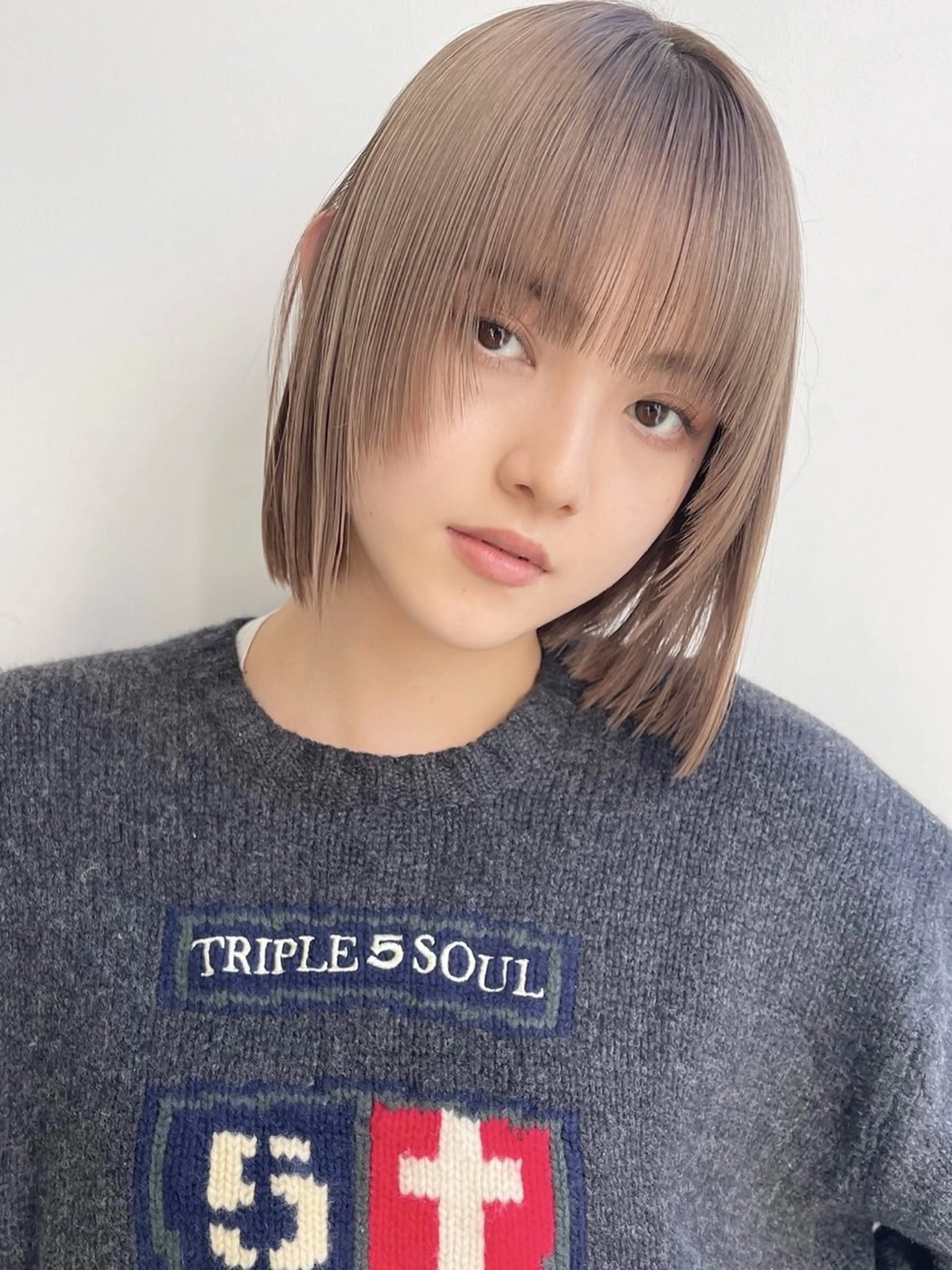 ショート 艶髪レイヤー/ ハイトーンKeitaのヘアスタイル