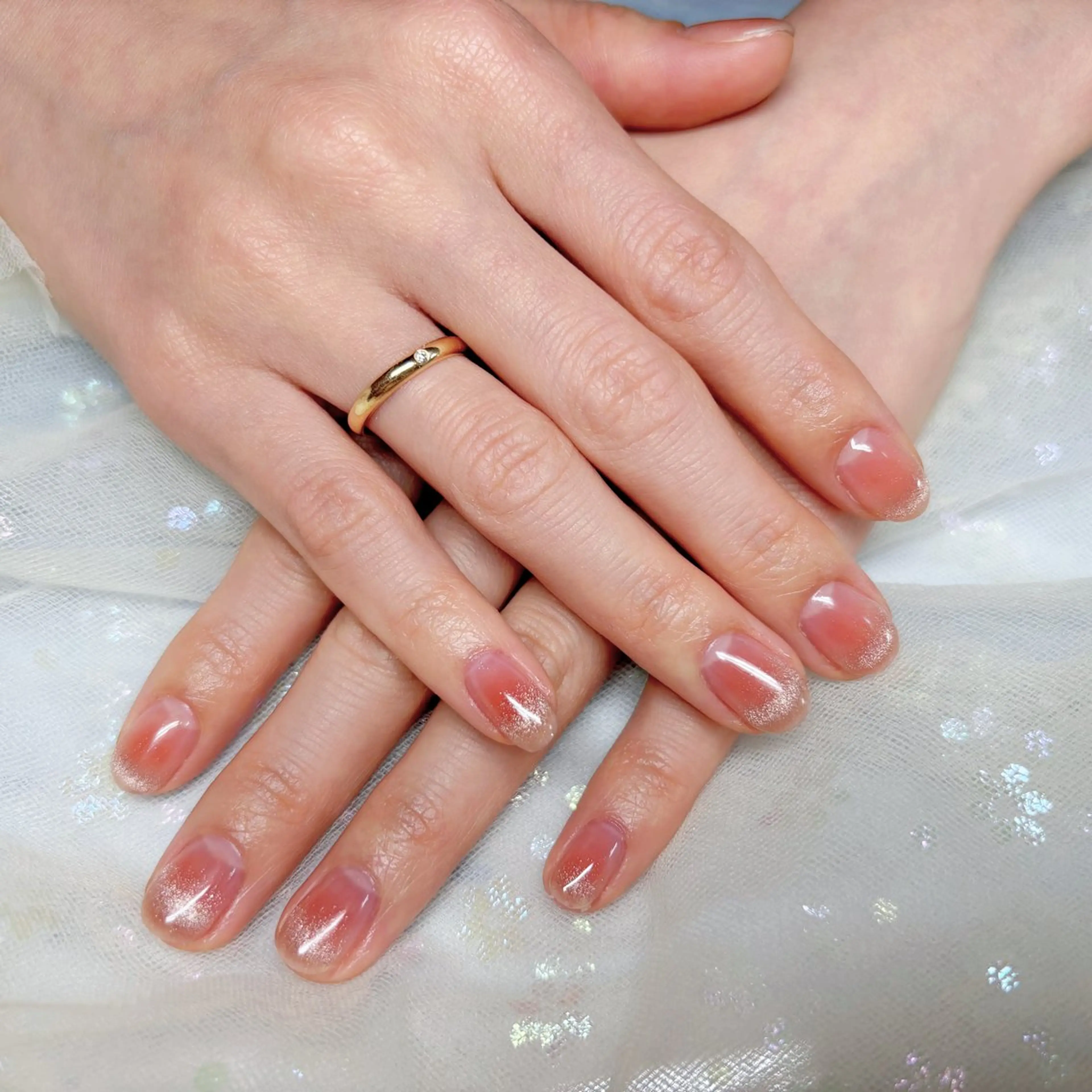 ネイル ハンドネイル H3 Nail Tsuki🦋💙のネイルデザイン