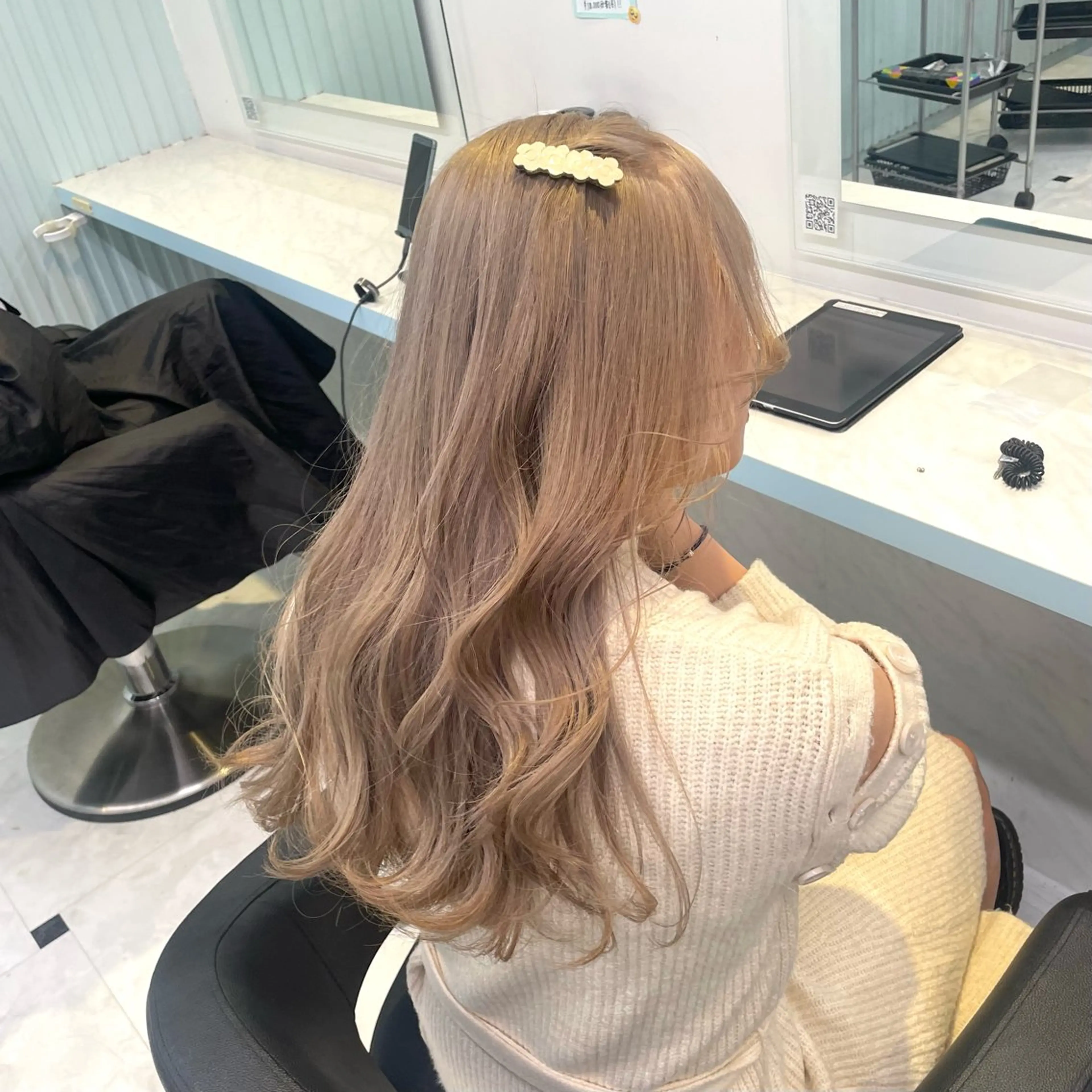 ロング カラー ヘアカラー トリートメント ヘッドスパ ヘアセット 暖色🩷透明感カラー ♡Maika♡のヘアスタイル