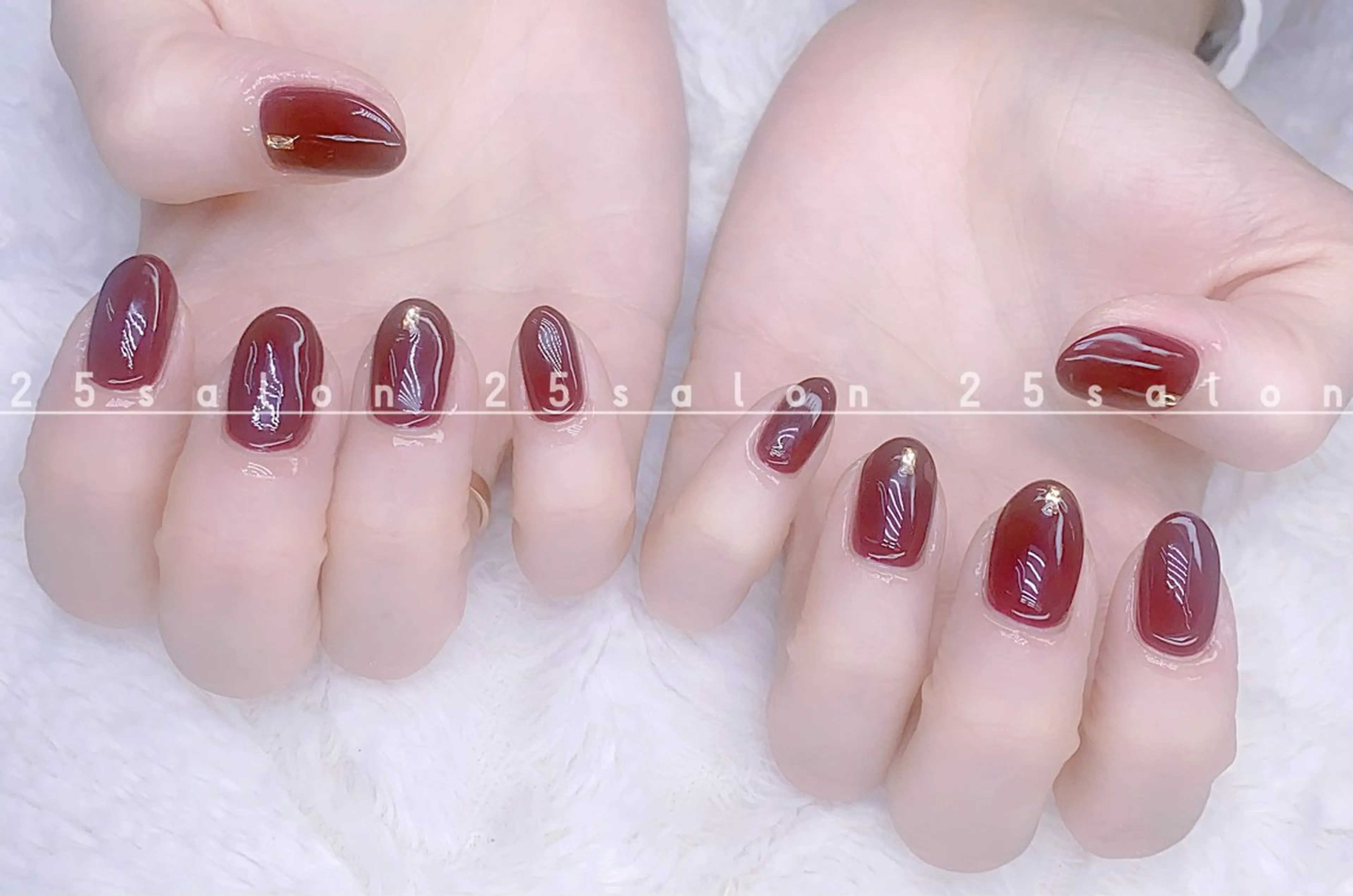 ネイル ジェルネイル 韓国ネイル ニュアンスネイル パラジェル ワンホンネイル 2 5のマツエク・マツパデザイン