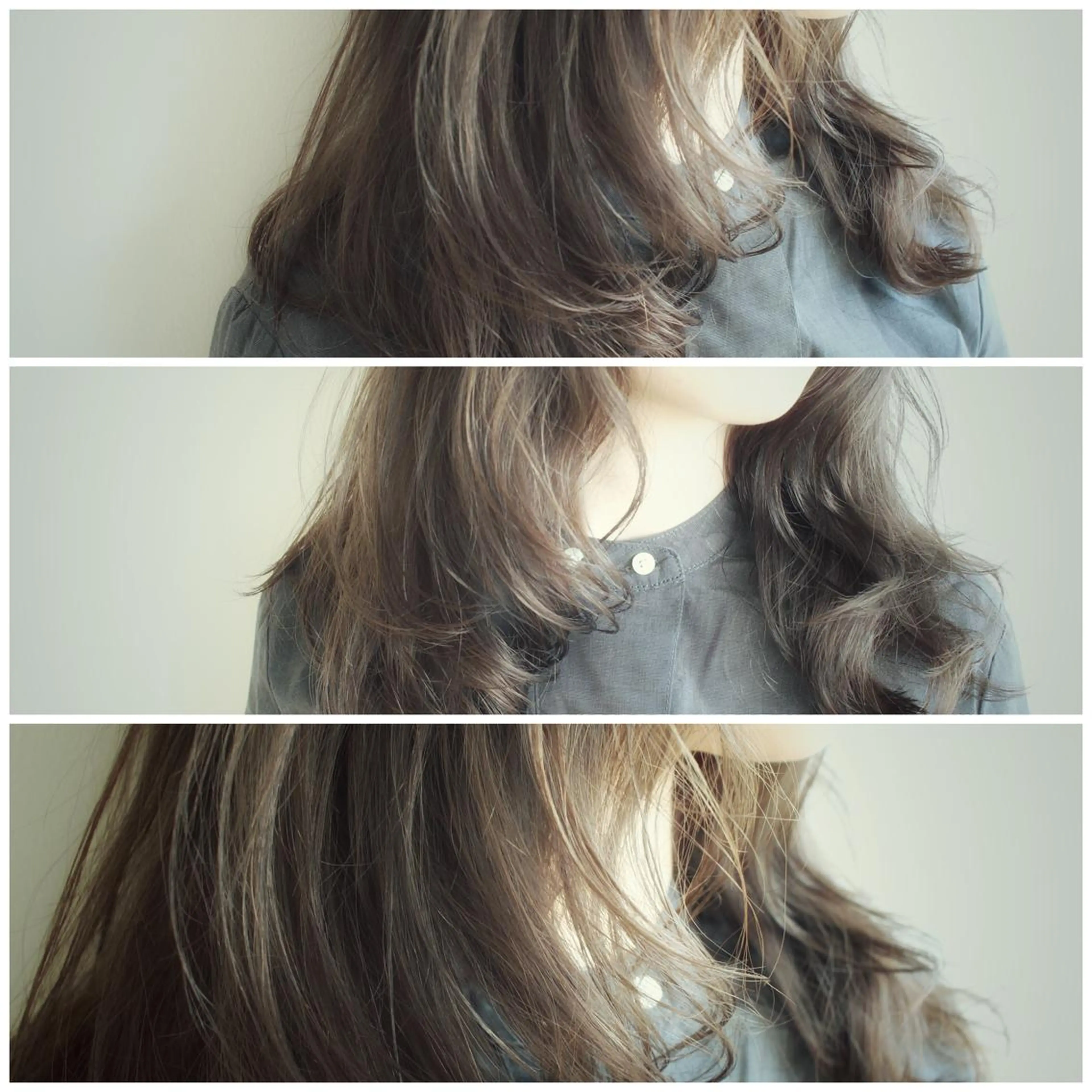 セミロング カラー ベージュカラー グレージュ BOB🌟ハイトーン /ブリーチ/TAKUのヘアスタイル