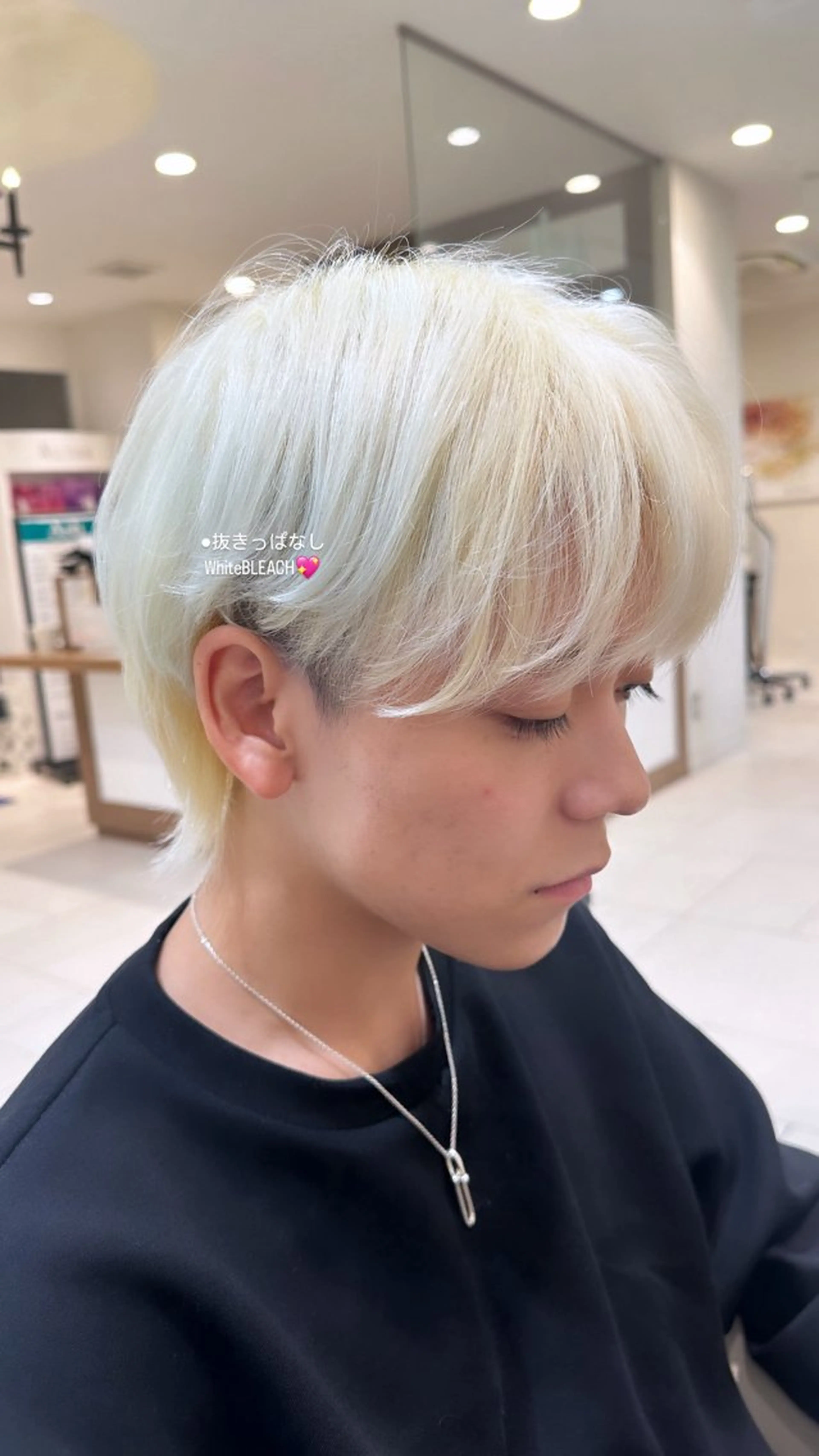 メンズ メンズブリーチ メンズ韓国風 カット 田畑 あやののヘアスタイル