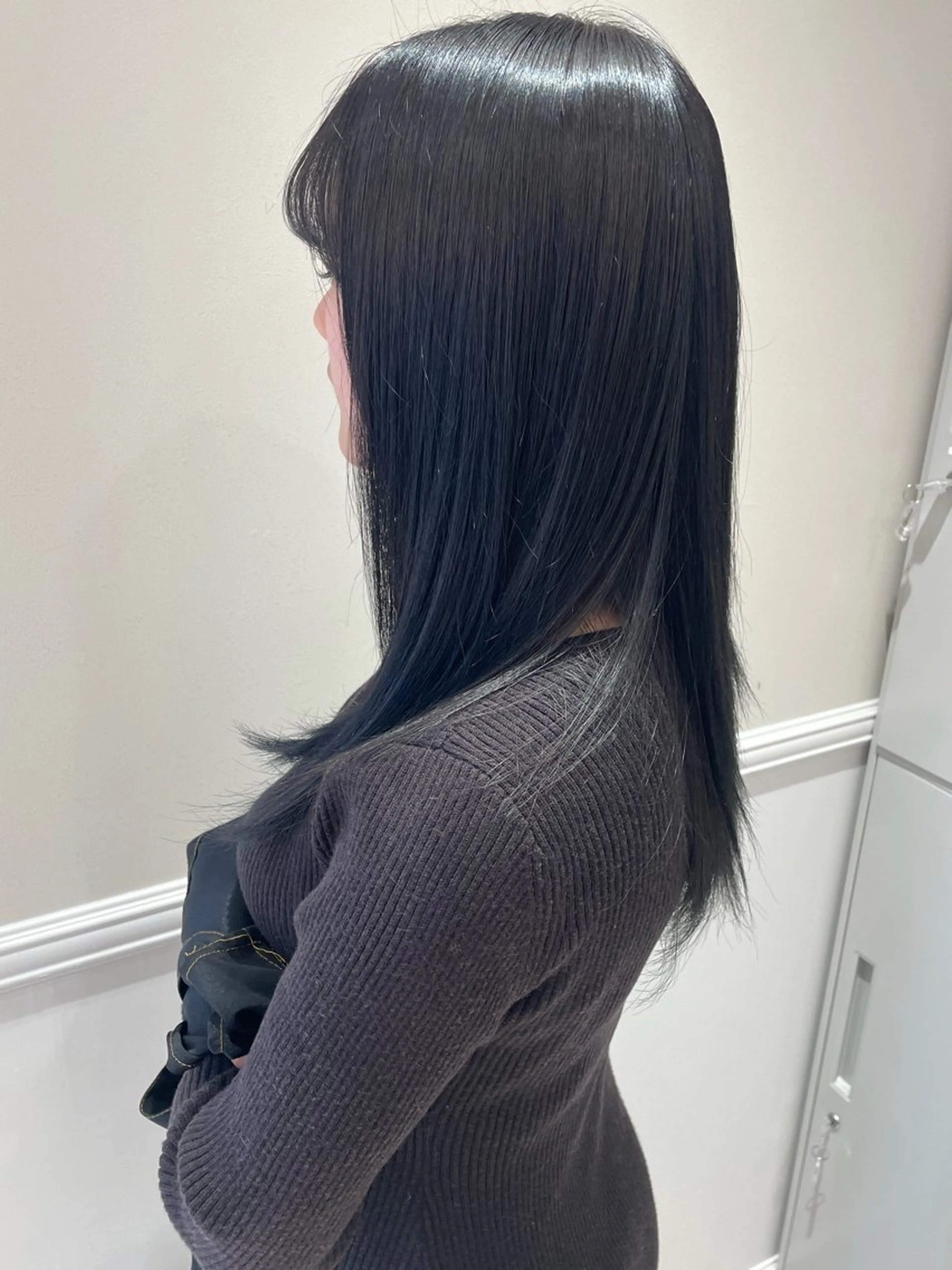 ミディアム blanc hair 西中島MASARUのヘアスタイル