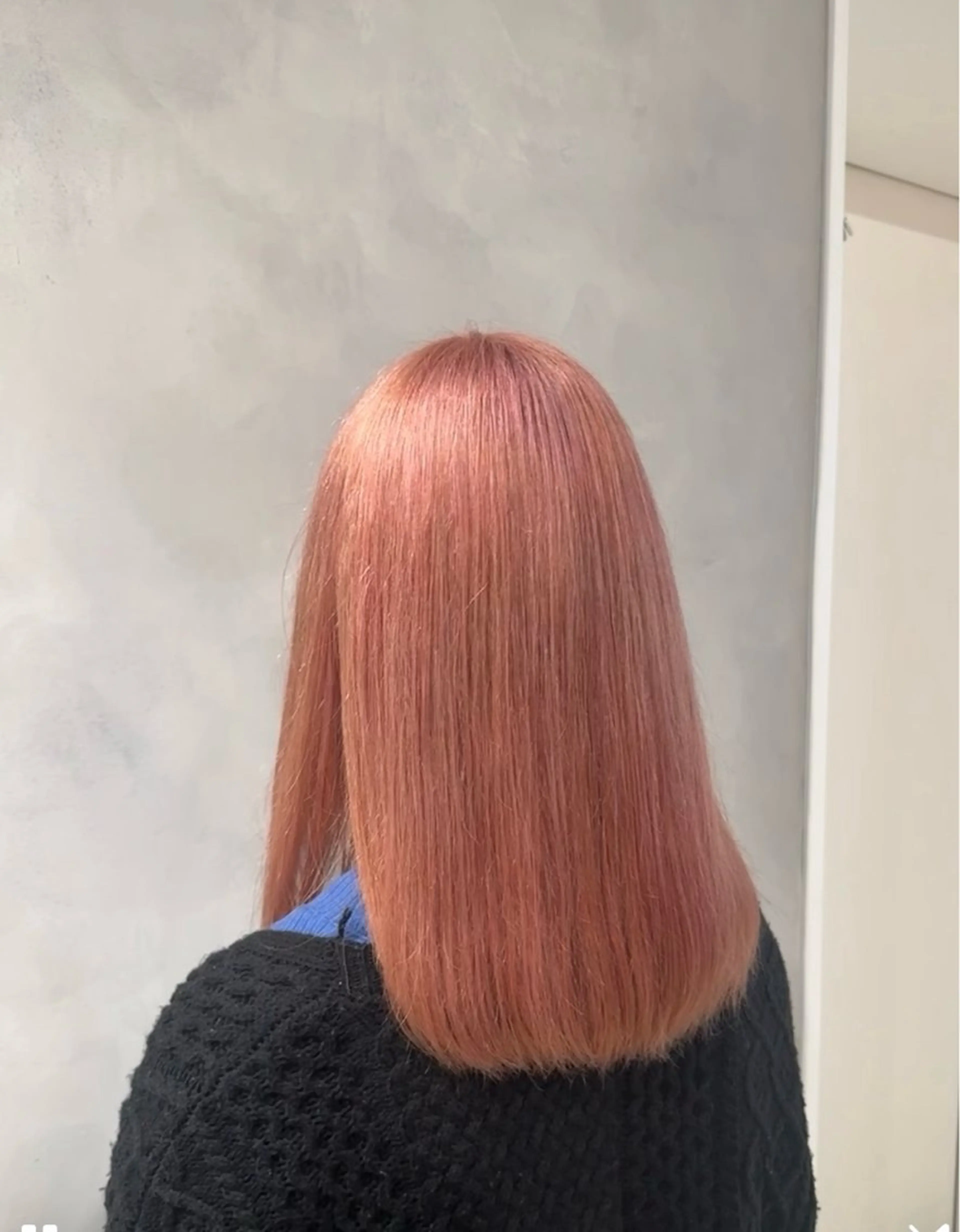 セミロング カラー ヘアカラー 渋谷レイヤーカット/ 暖色艶カラー🩵高橋のヘアスタイル