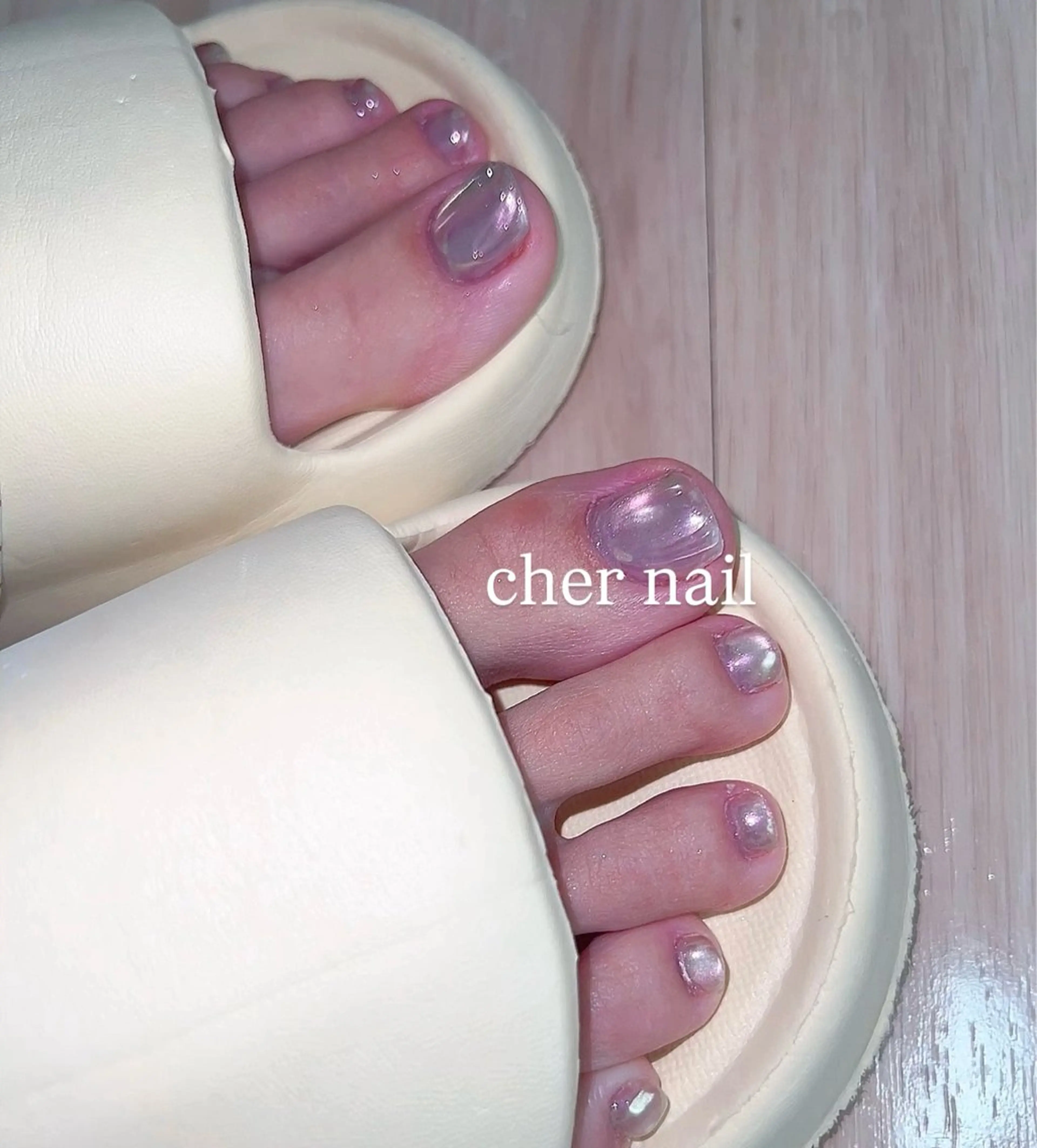 ネイル 氷ネイル・うるうるネイル ぷっくりネイル CHER NAIL(シェルネイル)所属・cher loydのネイルデザイン