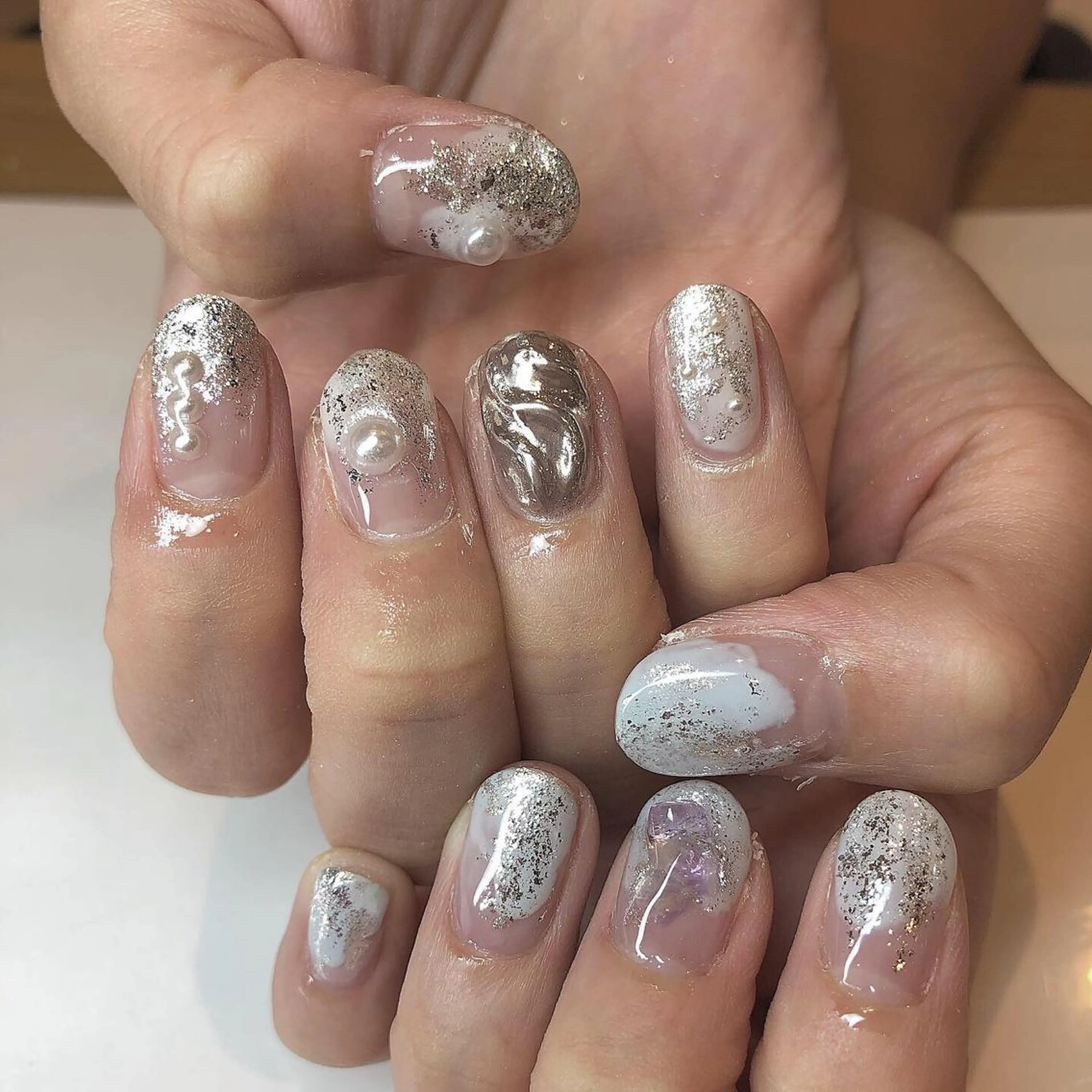 ネイル ハンドネイル 鶴田୨ৎmaison de NALIのネイルデザイン