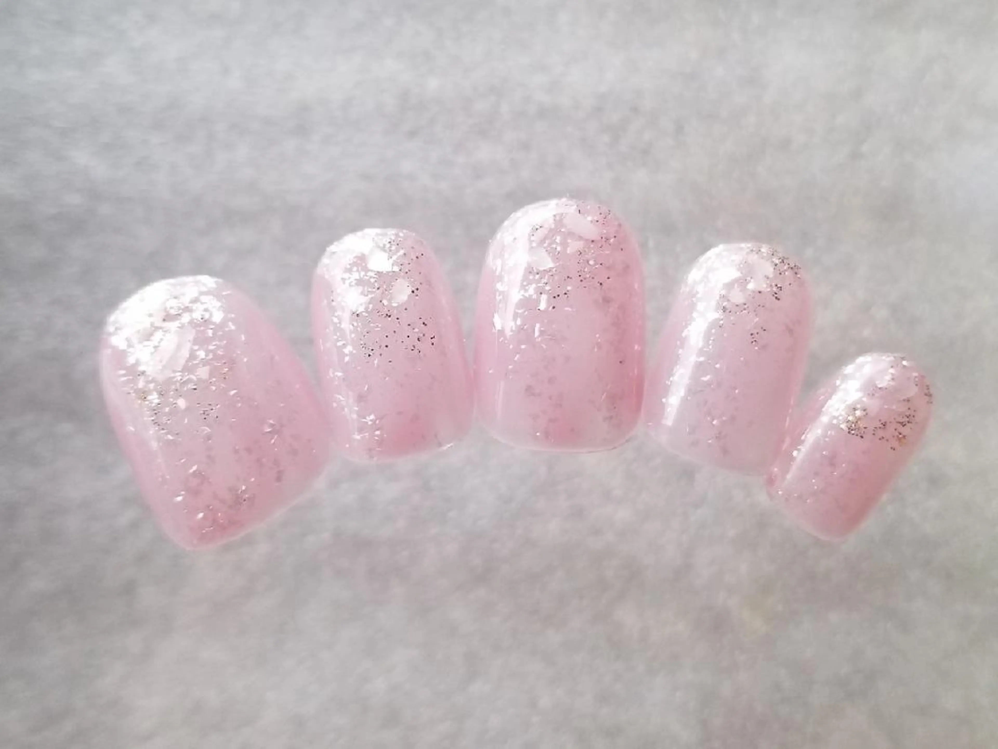 ネイル ラメ(グリッター) 春ネイル 吉祥寺🌟 ネイルフロンティアのネイルデザイン