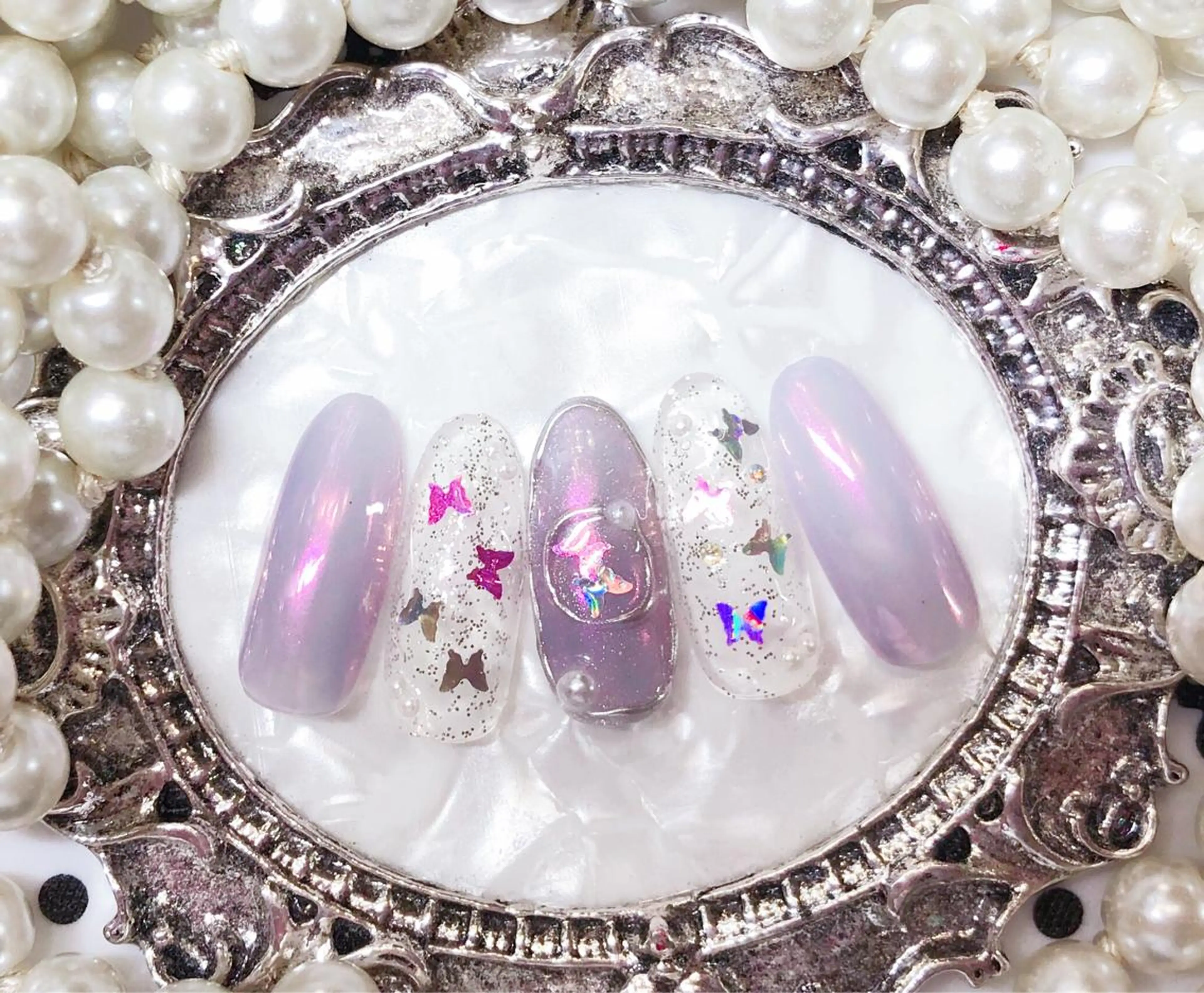 ネイル ハンドネイル マジックミラー所属・マジック ミラーのネイルデザイン