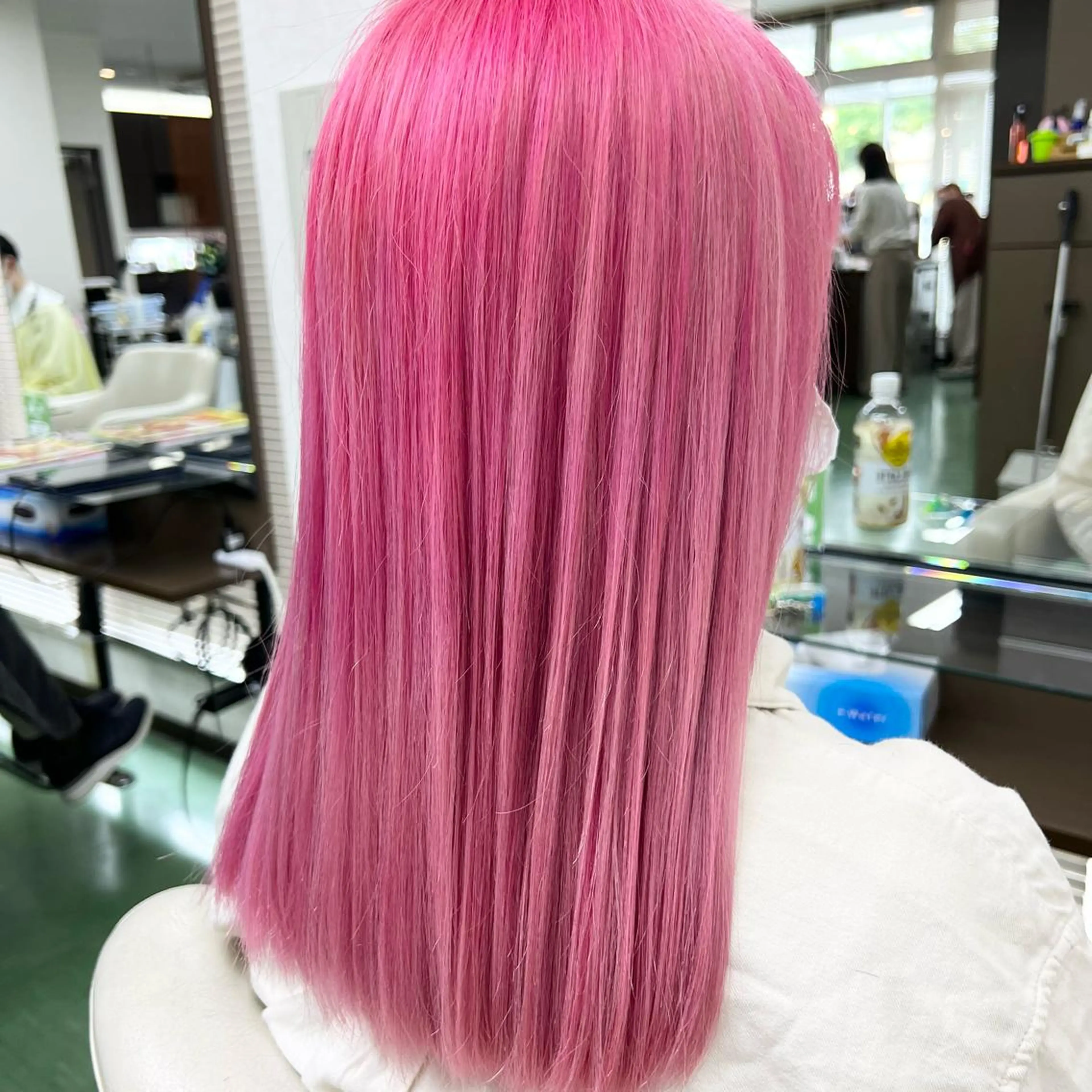 セミロング カット ヘアカラー 甲田 豪徳のヘアスタイル