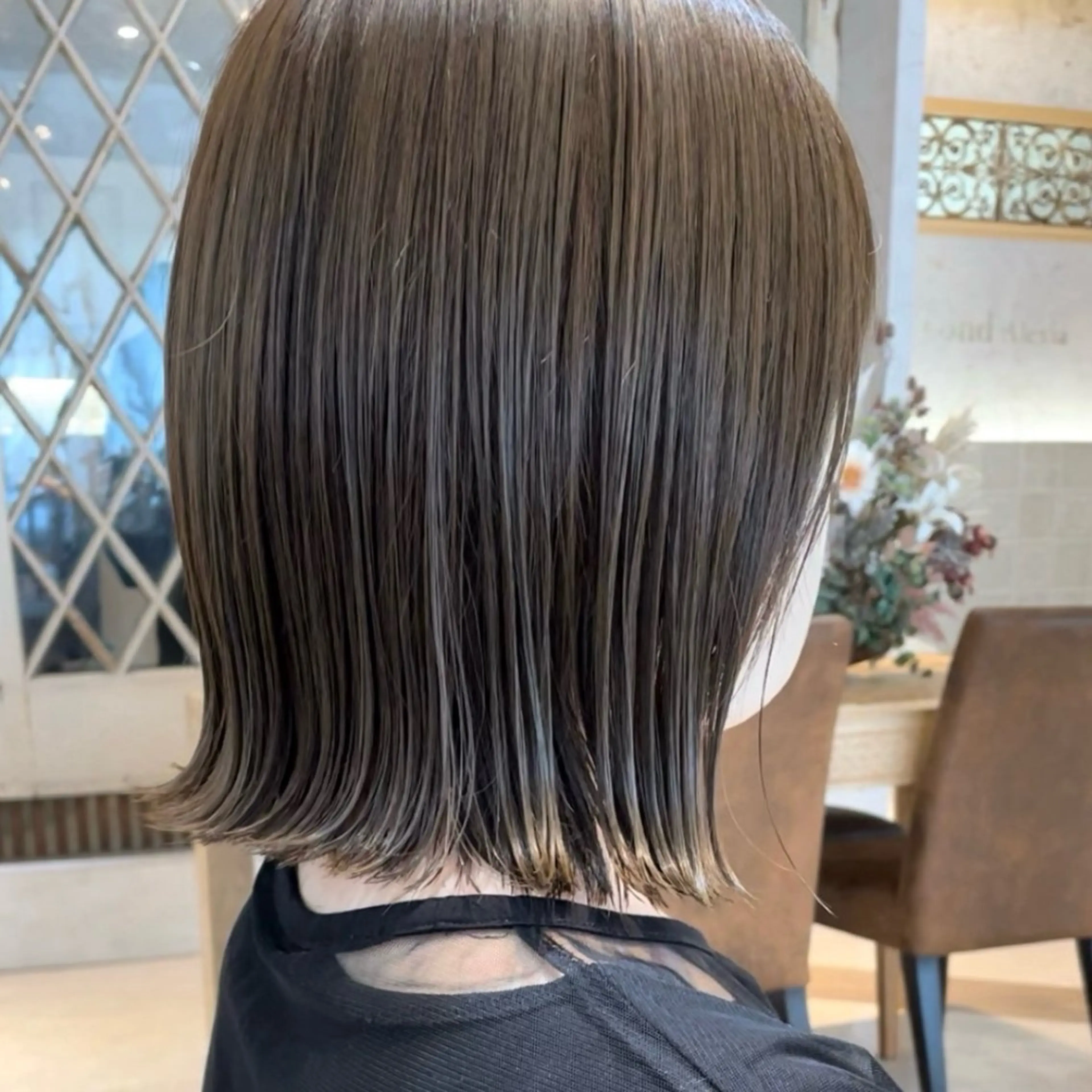 ショート カット ヘアカラー 艶カラー/ボブ /似合わせ/田口愛那のヘアスタイル