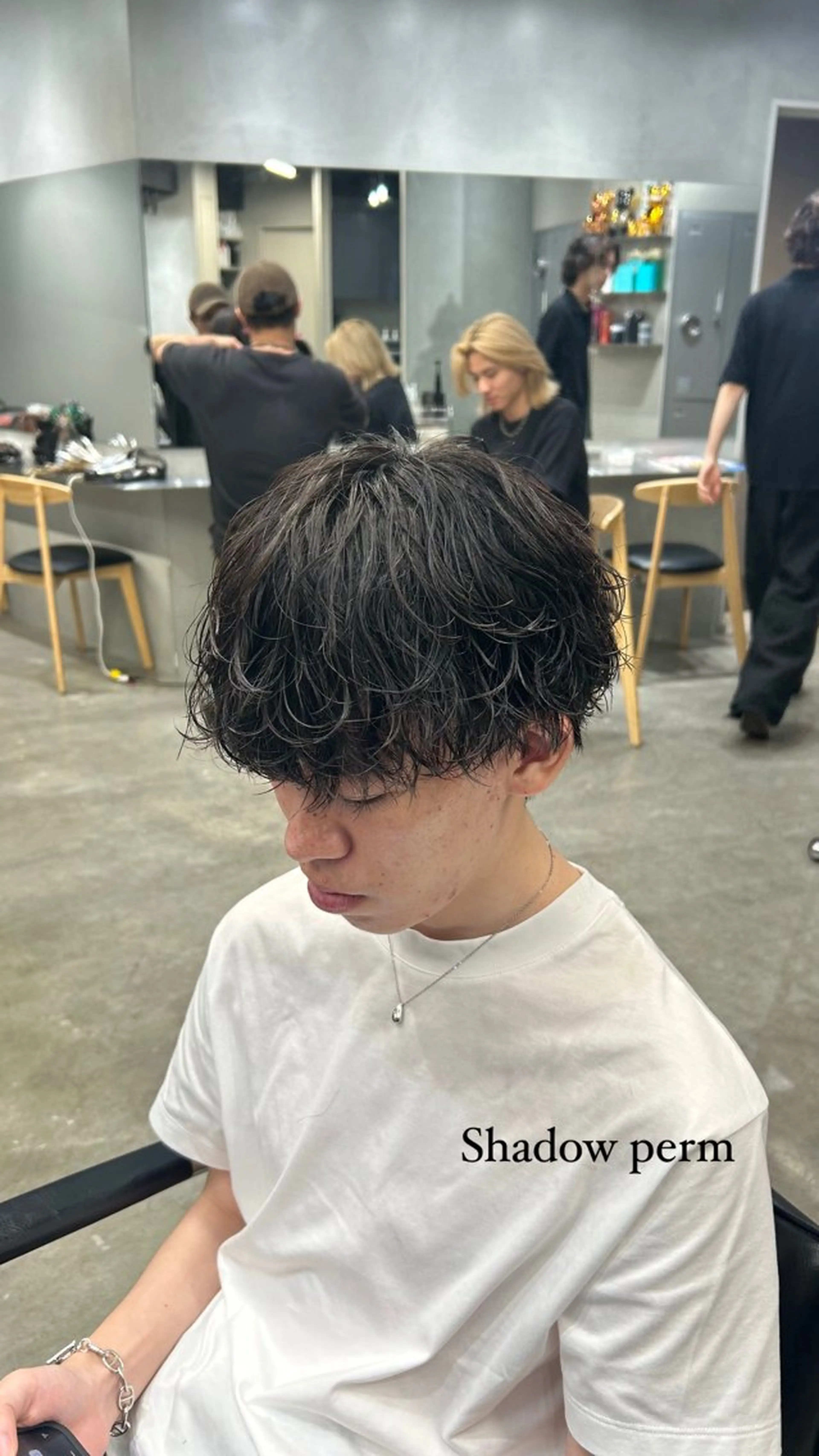 パーマ メンズ 藤平海音/fifth PARKのヘアスタイル